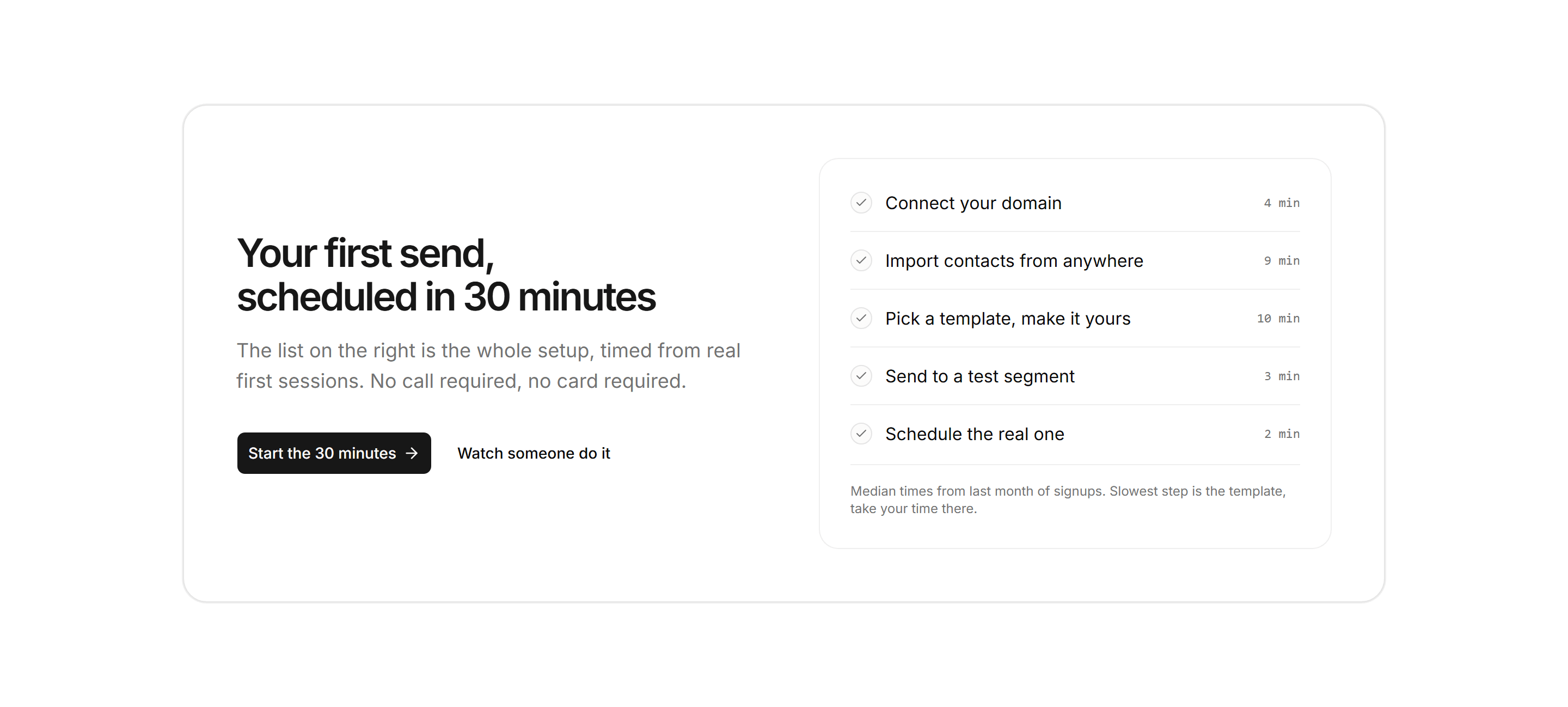 Marketing CTA: Cta With Setup Checklist