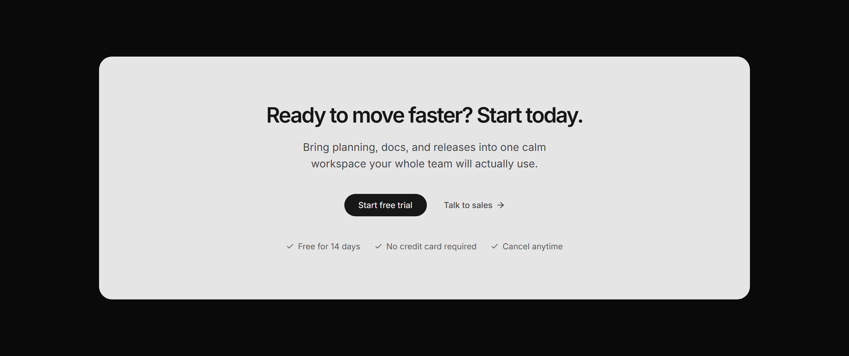 Marketing CTA: Dual CTA Banner