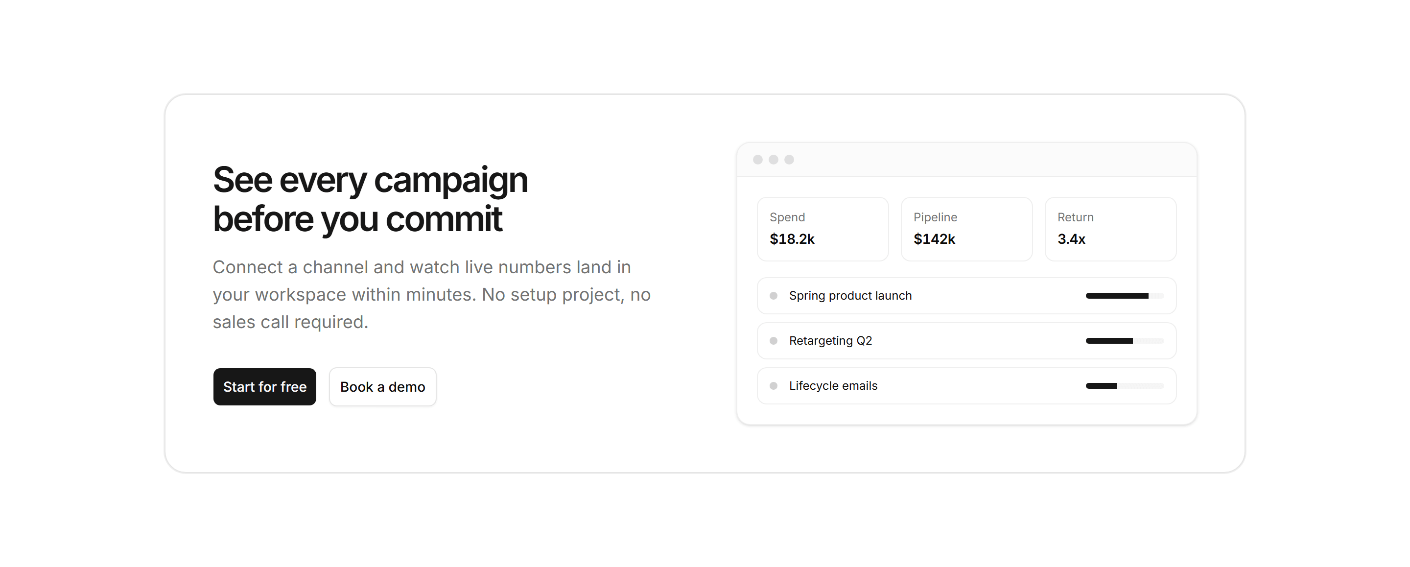 Marketing CTA: Split With Mockup