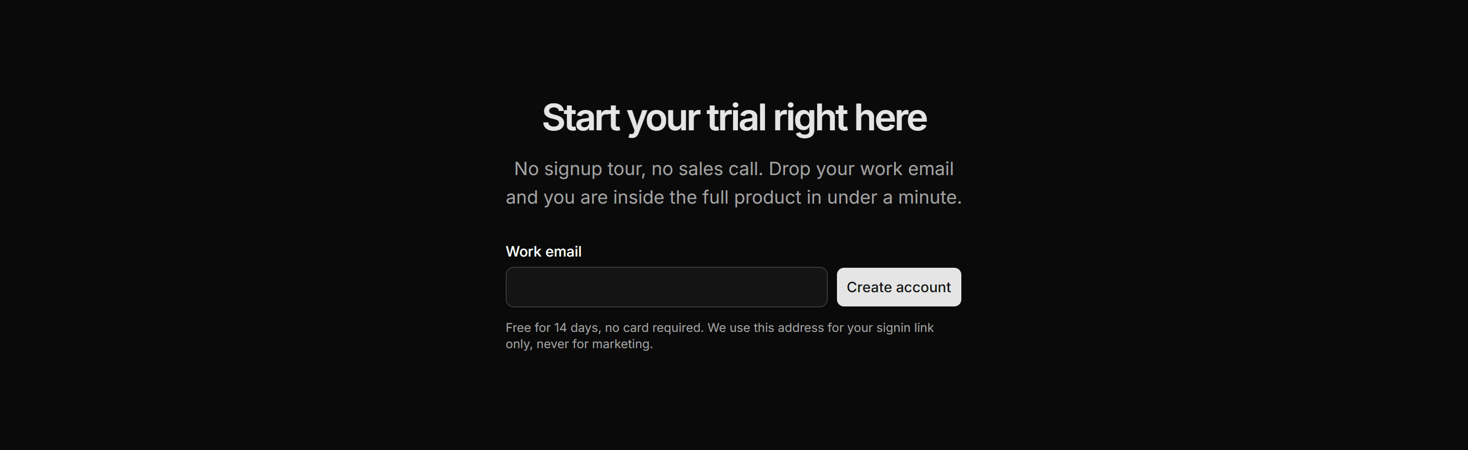 Marketing CTA: With Email Capture