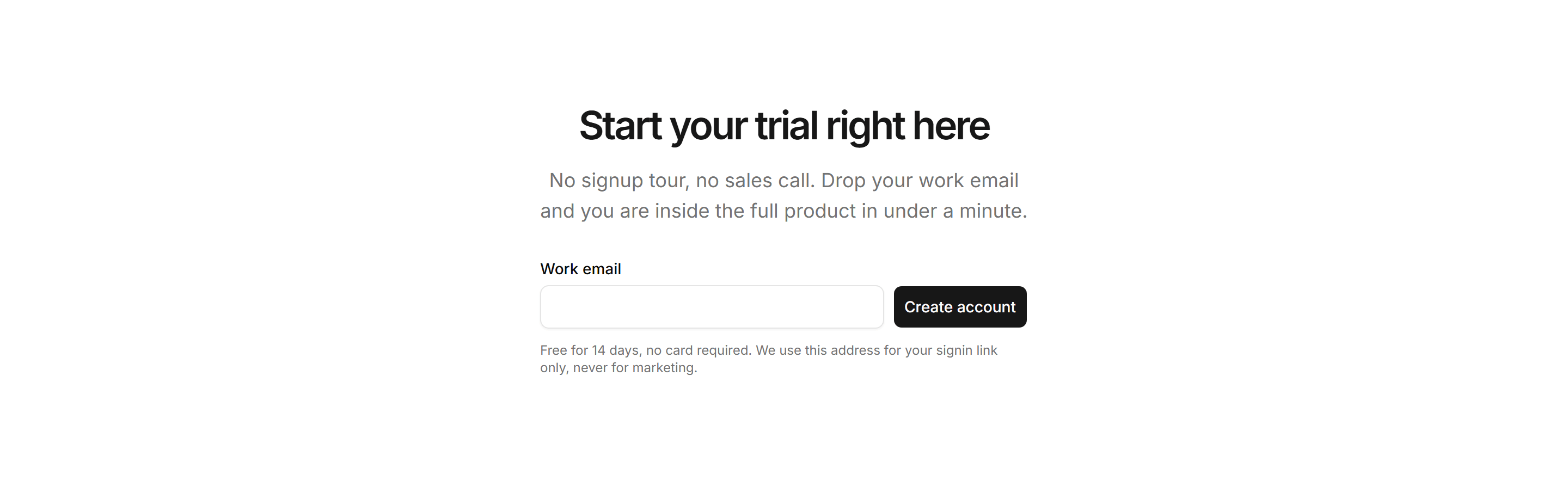Marketing CTA: With Email Capture