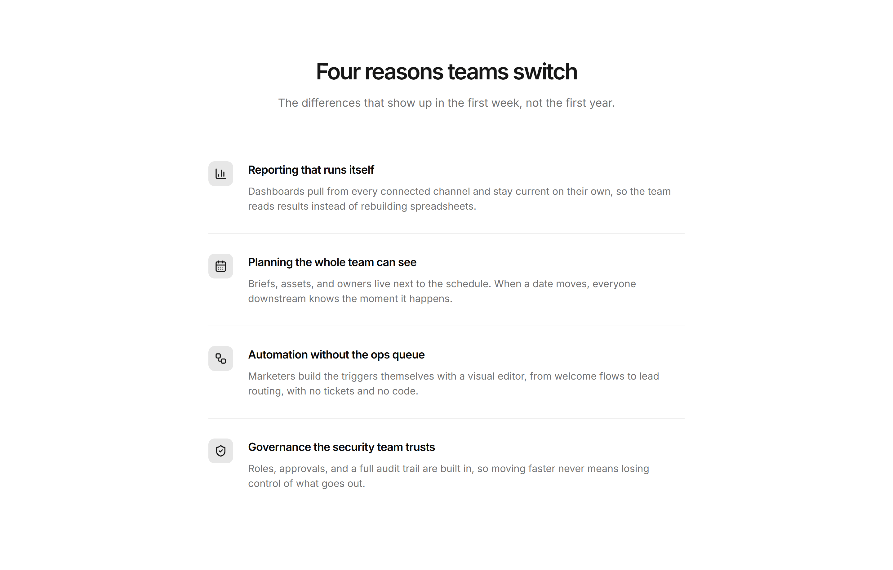 Marketing Pro Feature: Centered Rows