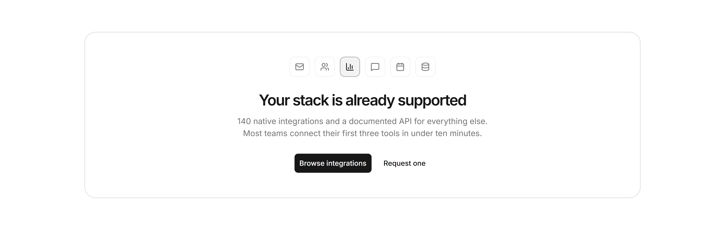 Marketing Integration: Integrations Cta Band