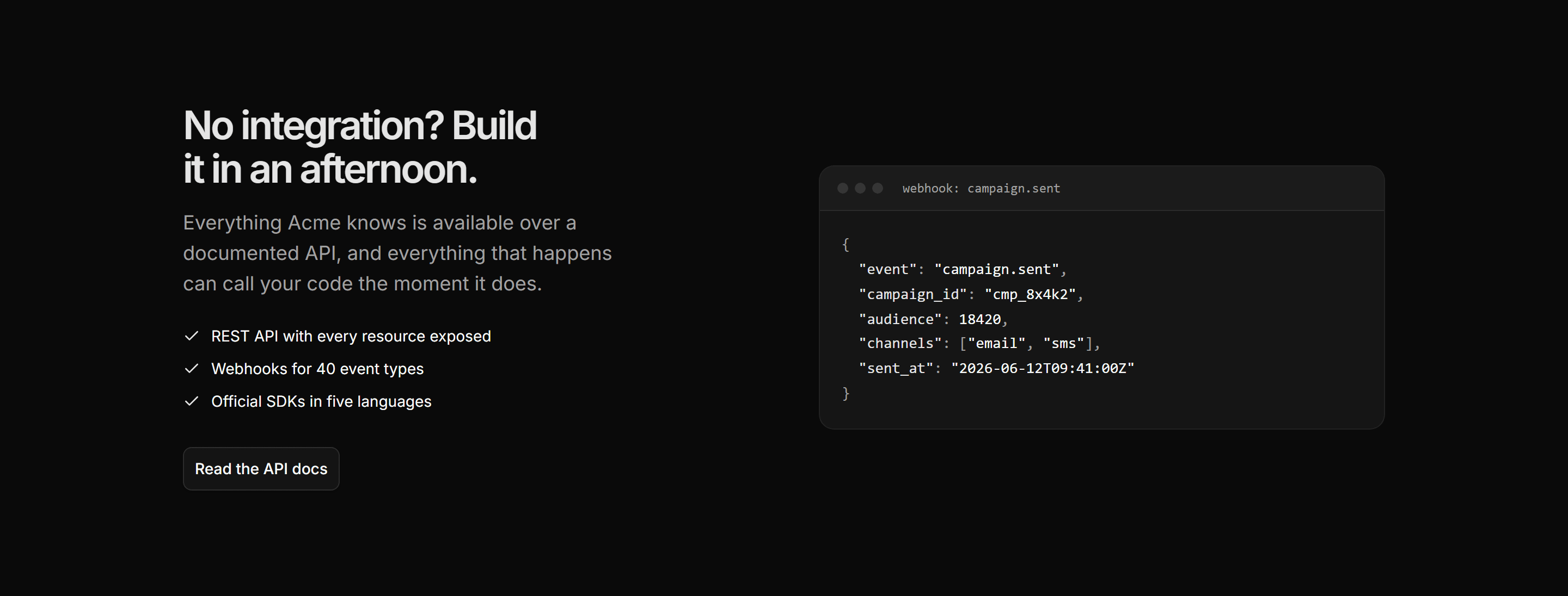 Marketing Integration: Integrations With Code
