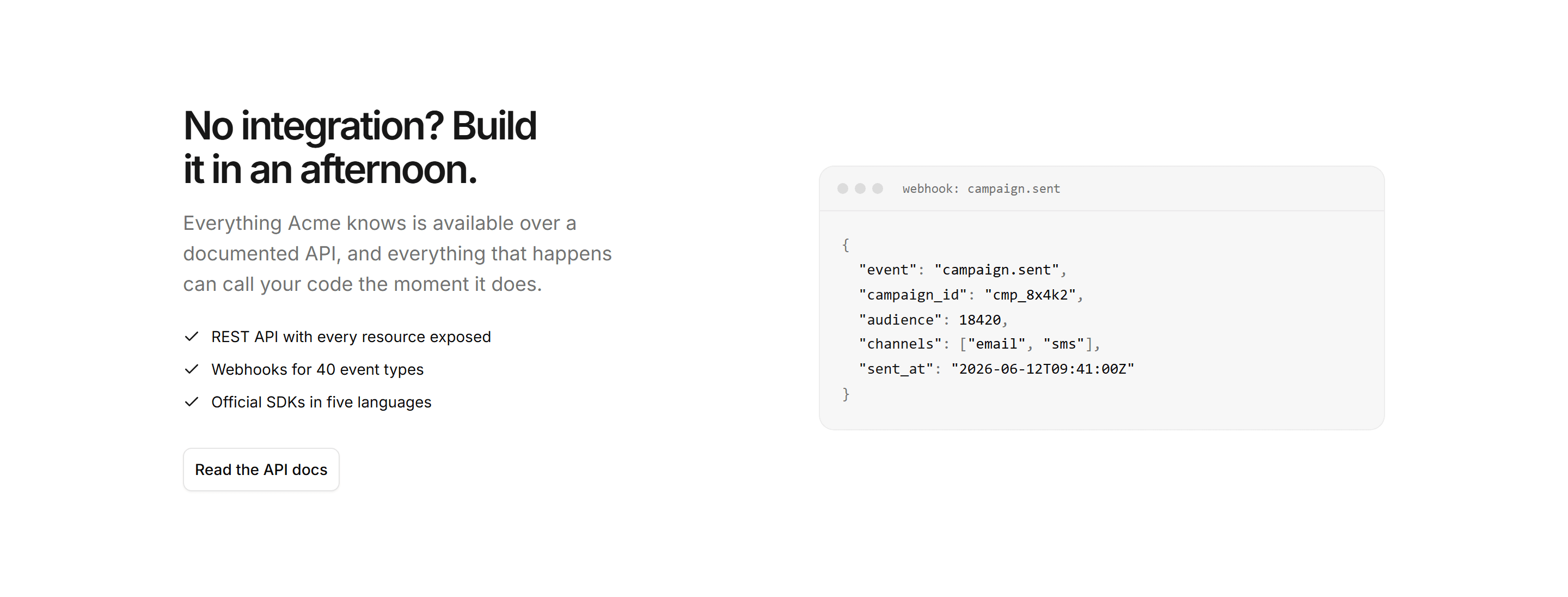 Marketing Integration: Integrations With Code