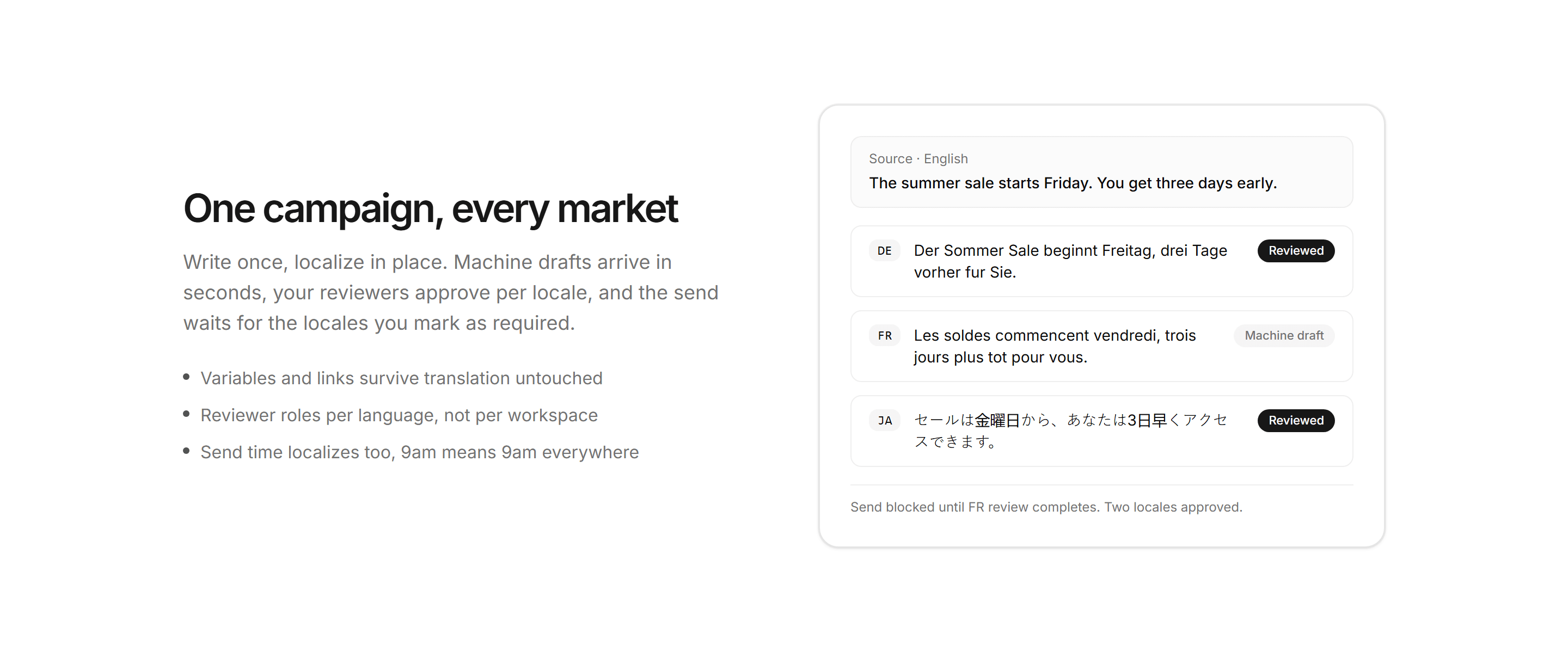 Marketing Localization: Translation Workflow Mockup