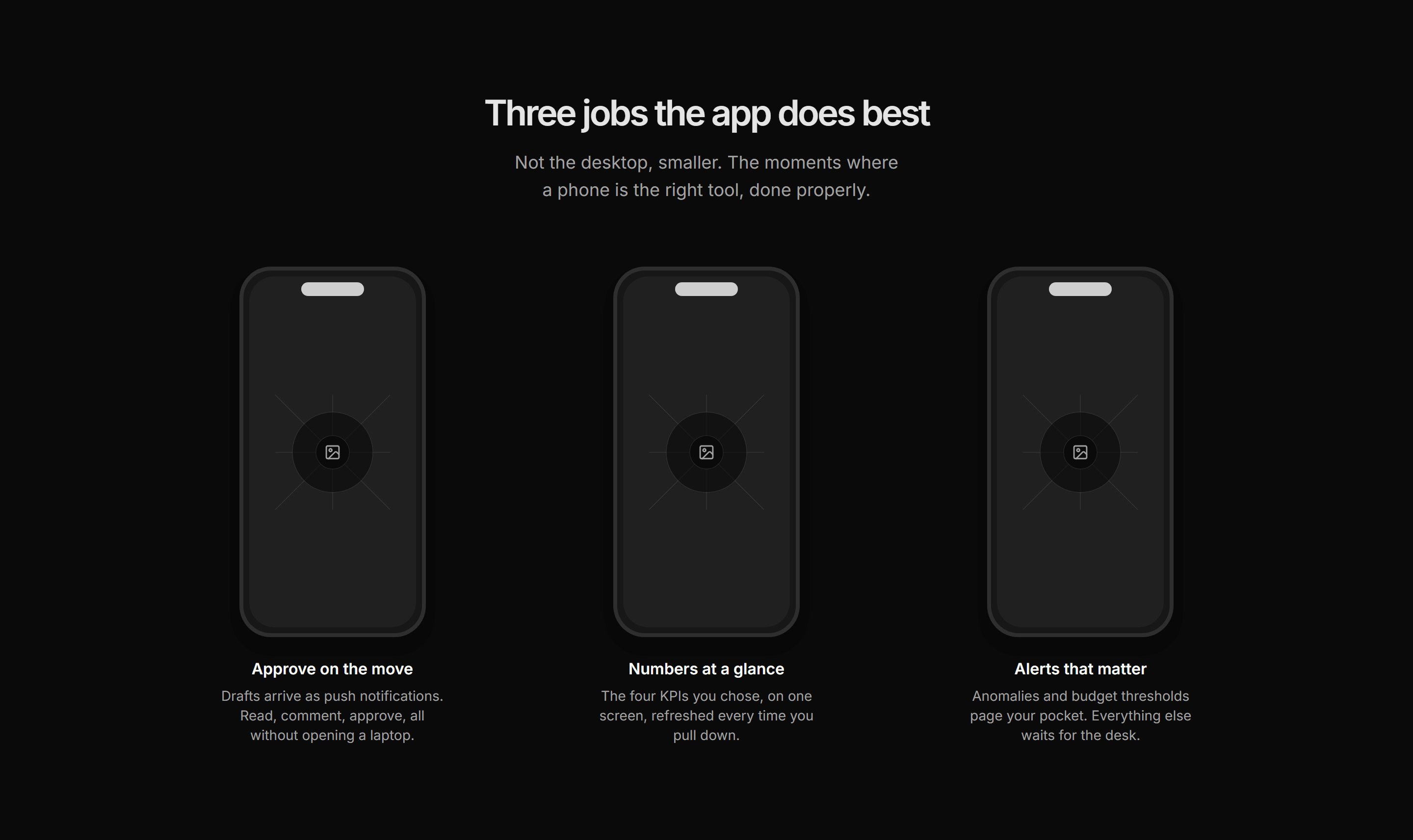 Marketing Mobile App: App Features With Screens