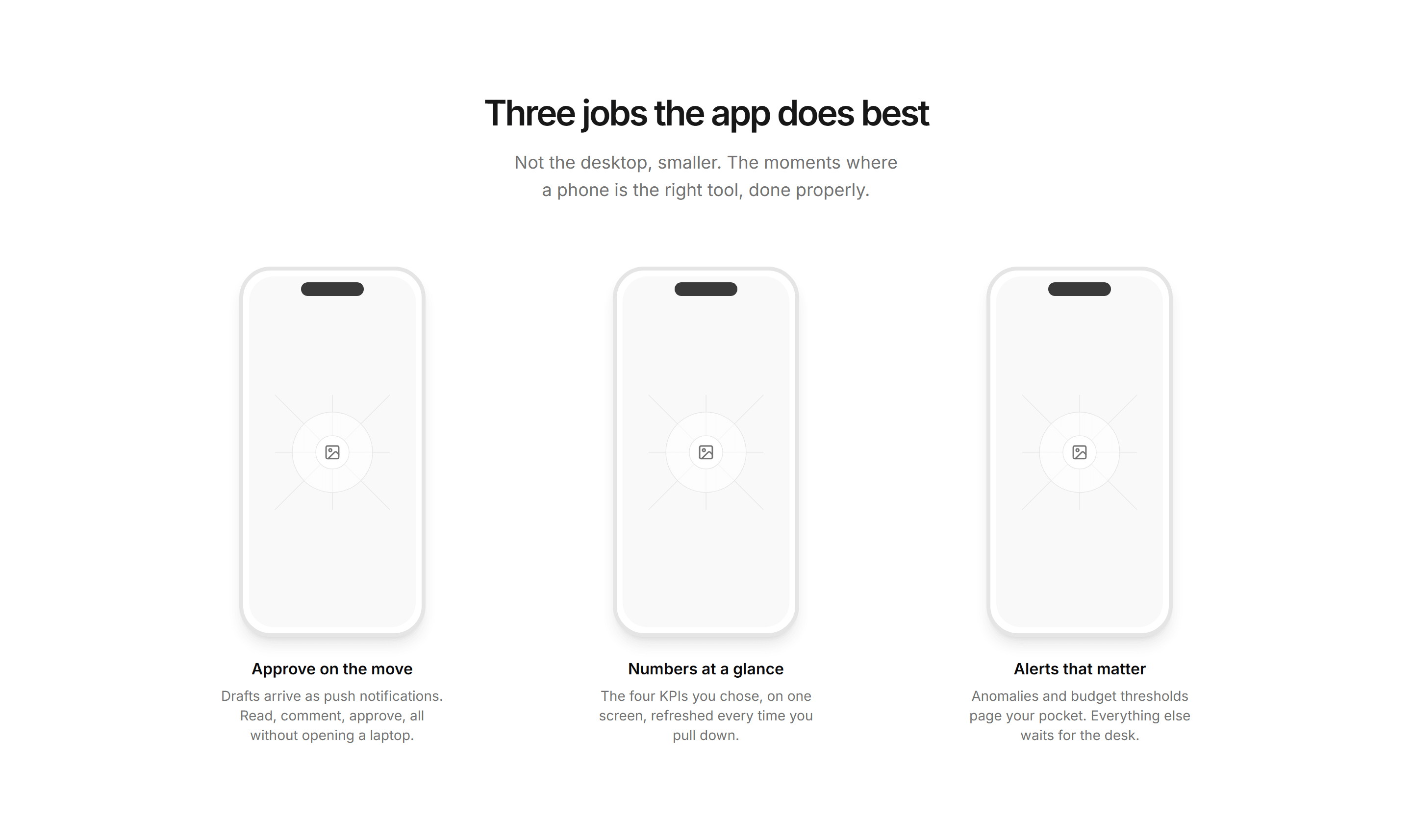 Marketing Mobile App: App Features With Screens