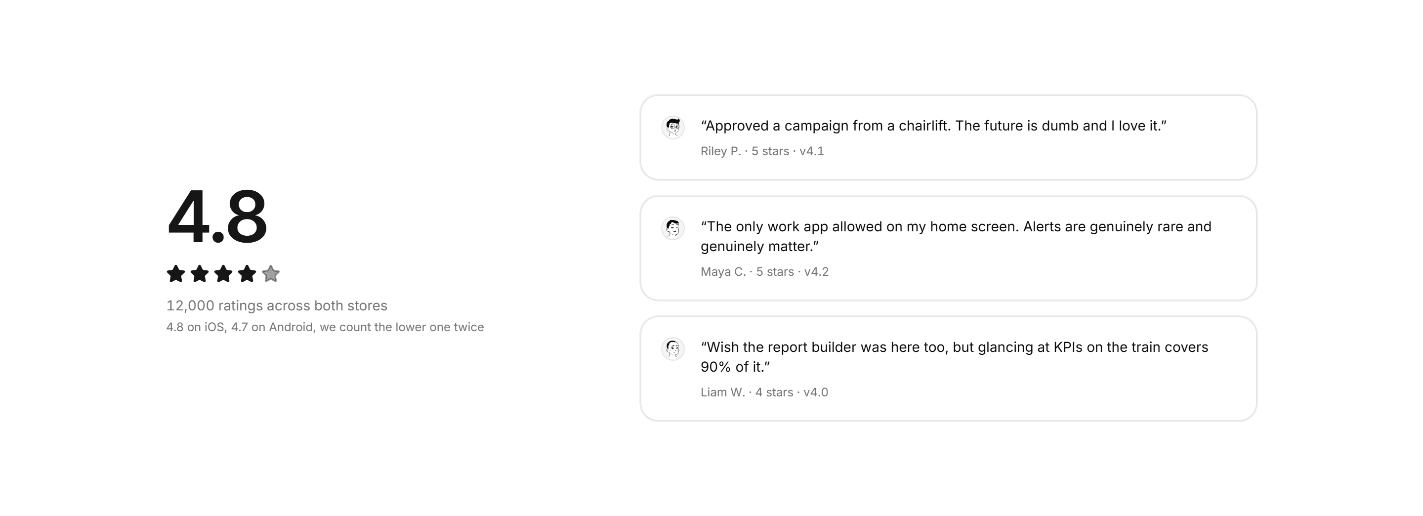 Marketing Mobile App: App Rating Callout