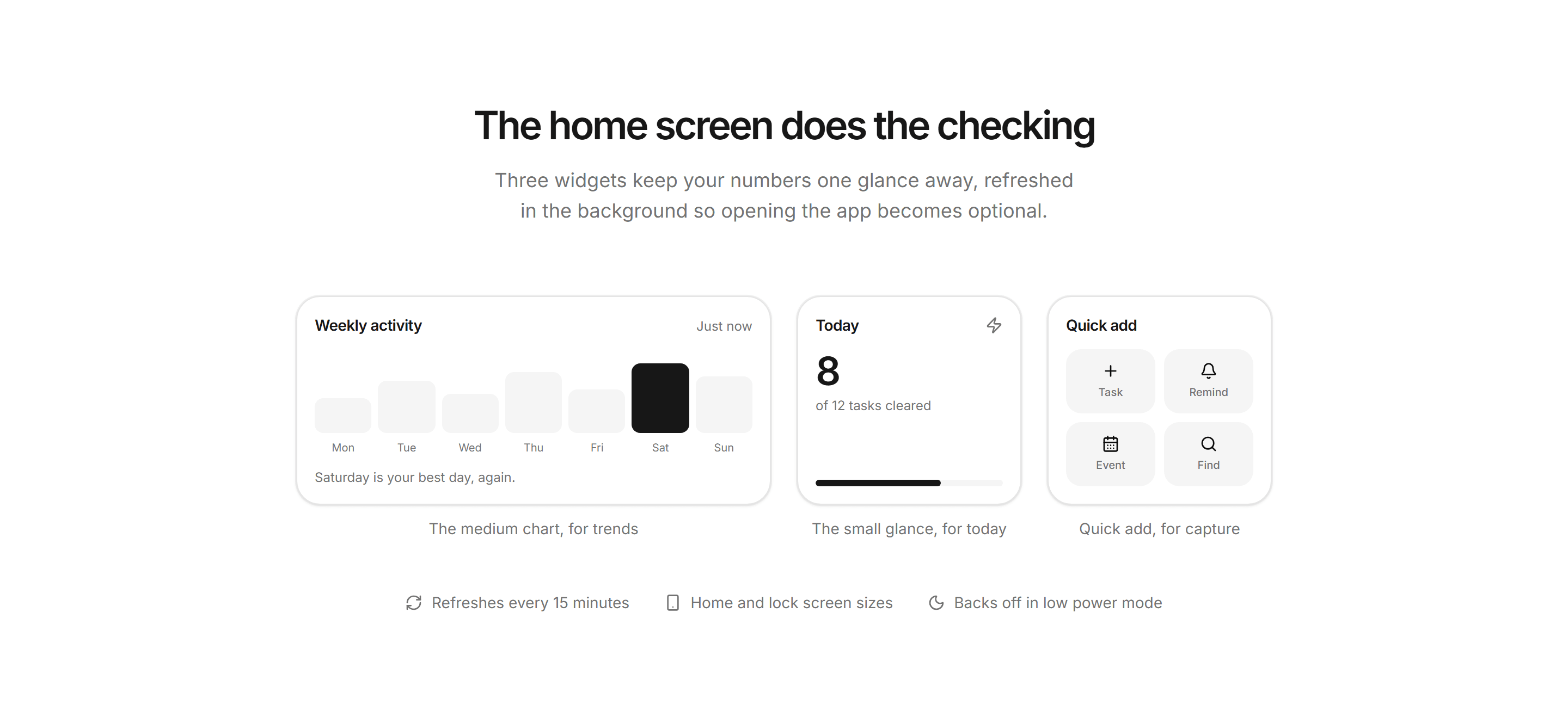 Marketing Mobile App: App Widget Showcase