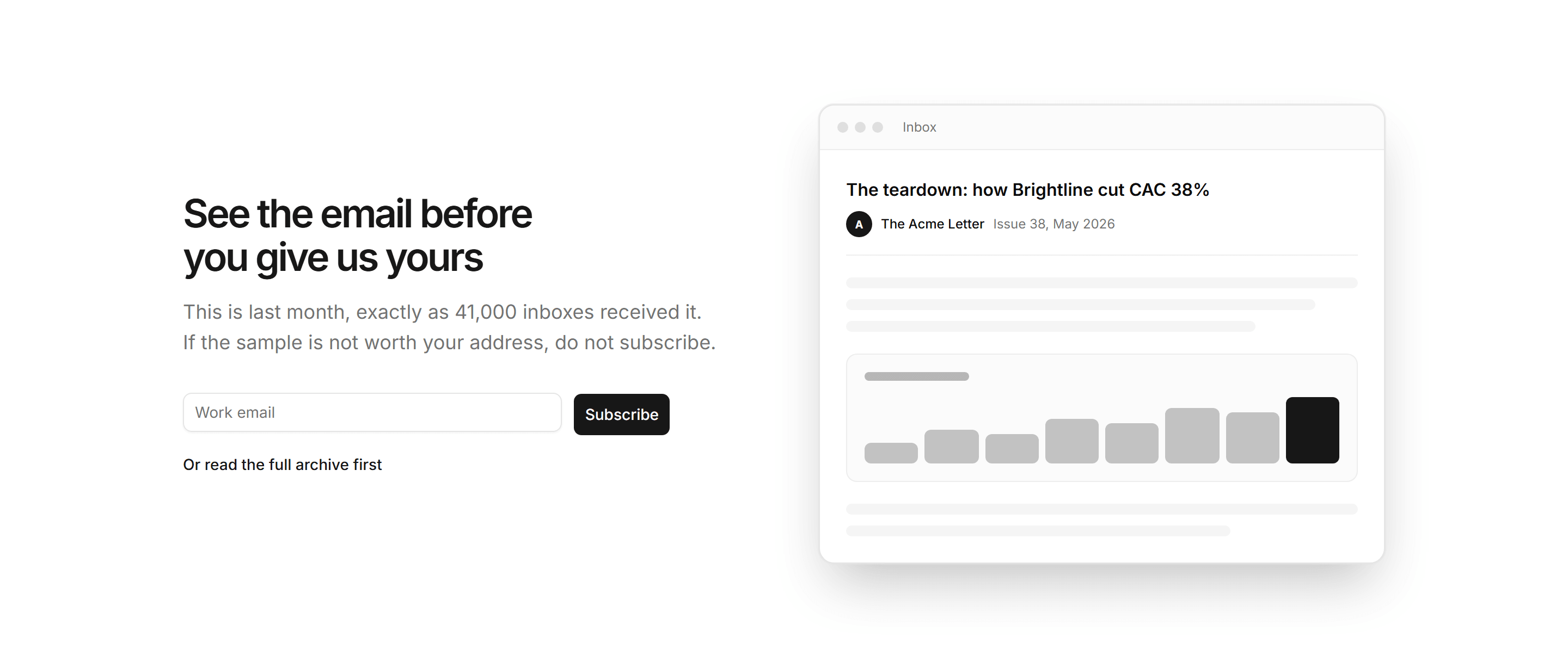 Marketing Newsletter: Newsletter With Sample Issue
