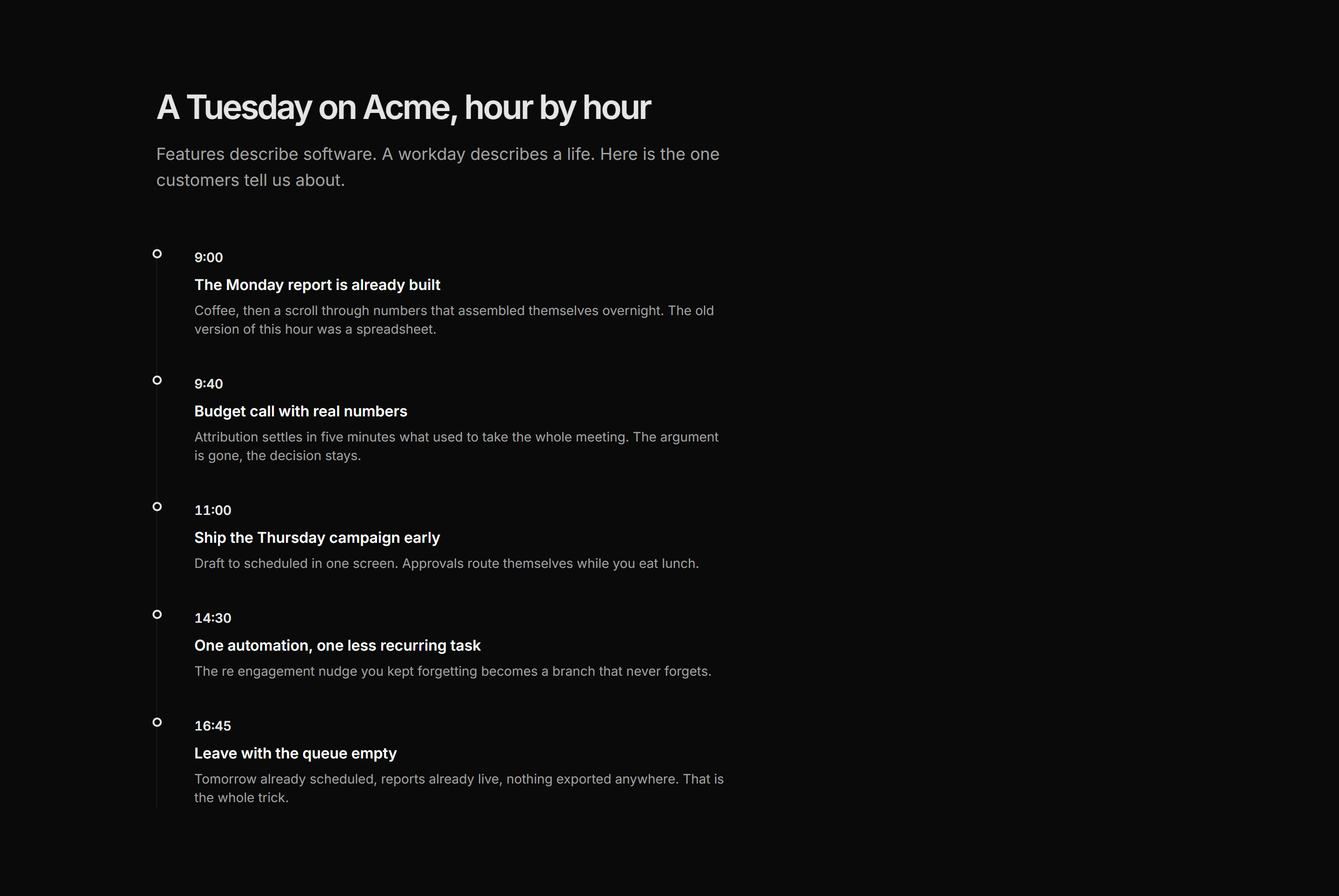 Marketing How It Work: Day In The Life