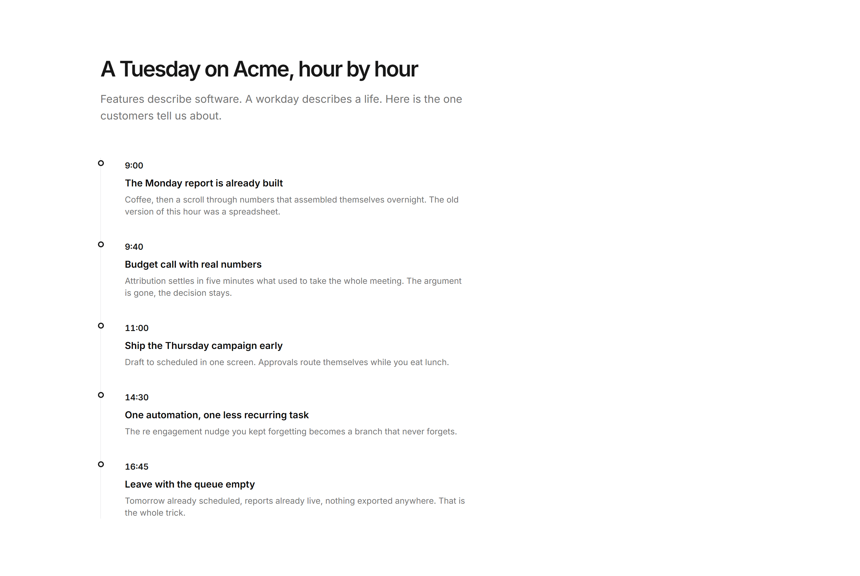 Marketing How It Work: Day In The Life