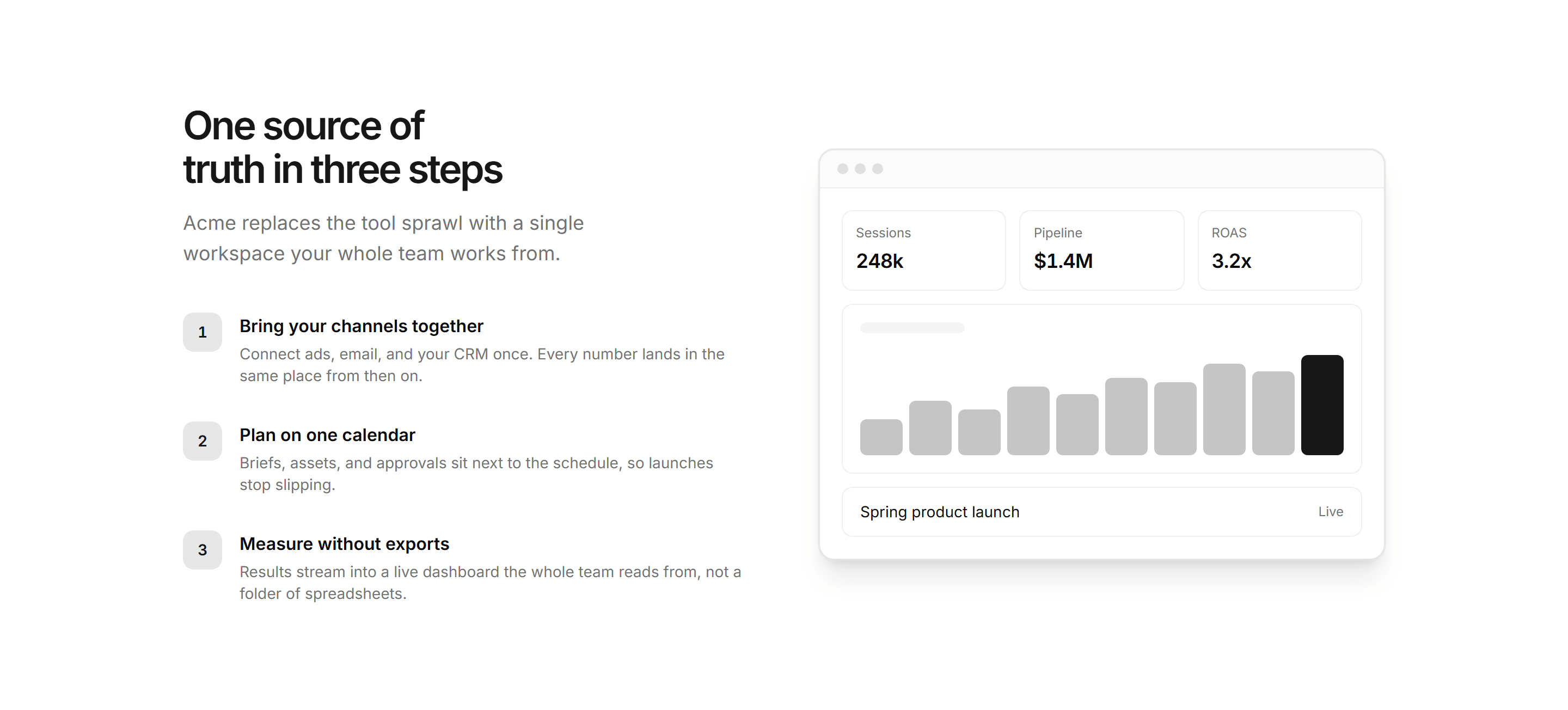 Marketing How It Work: Split Steps With Mockup