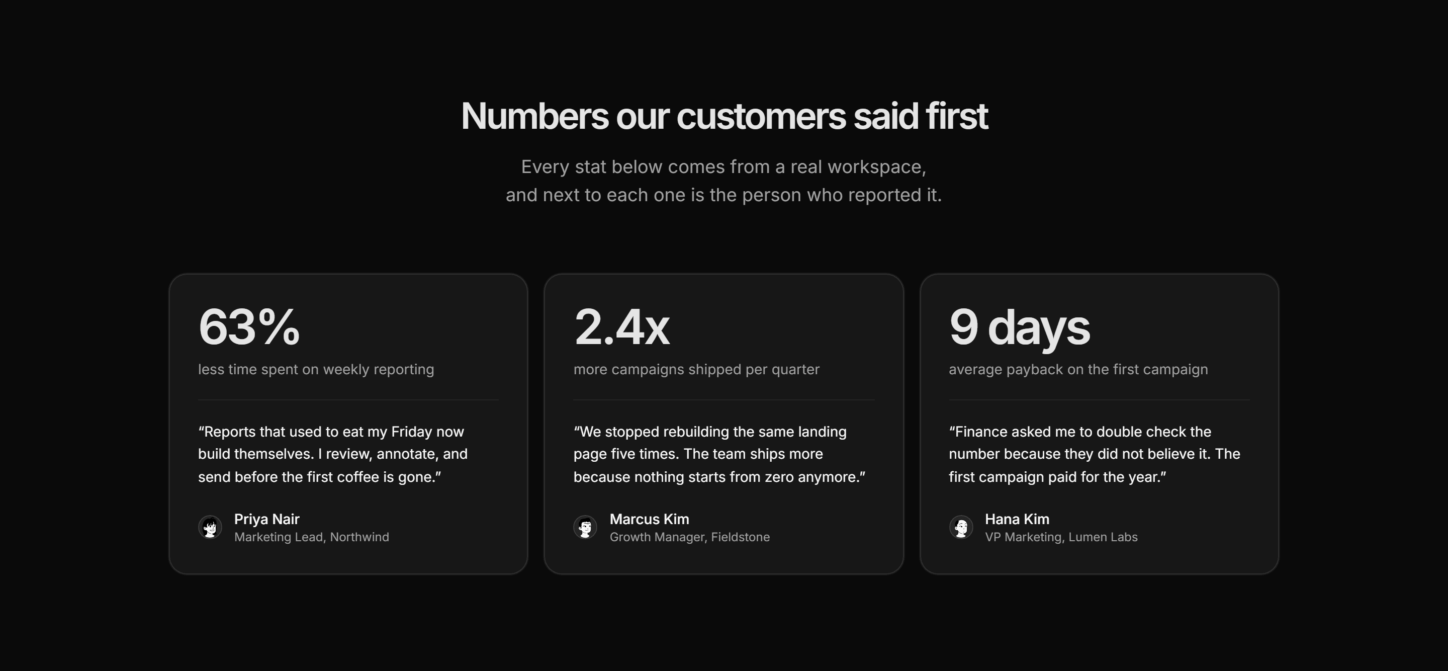 Marketing Stat: Stats With Quotes