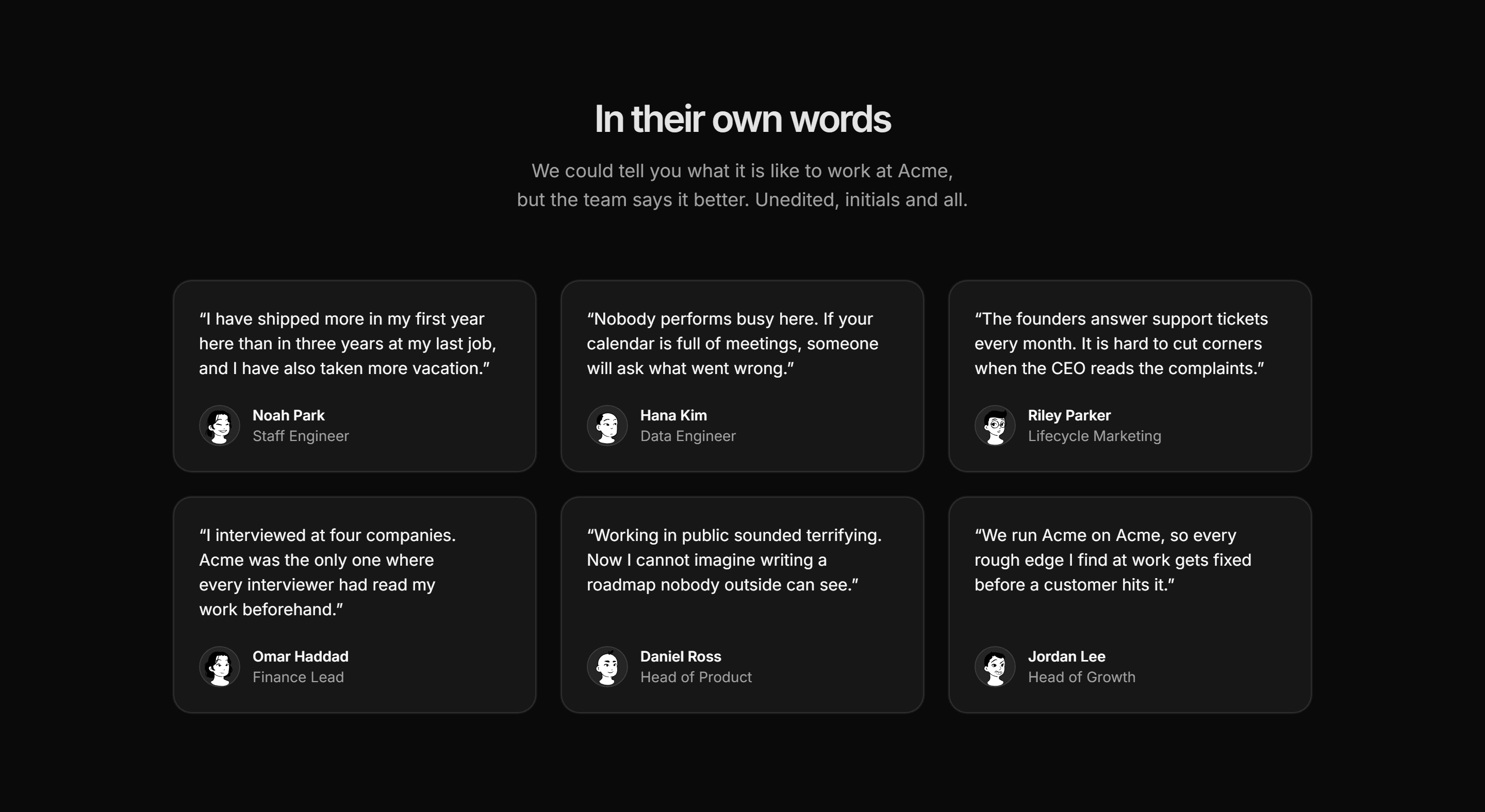 Marketing Team: Team Voices