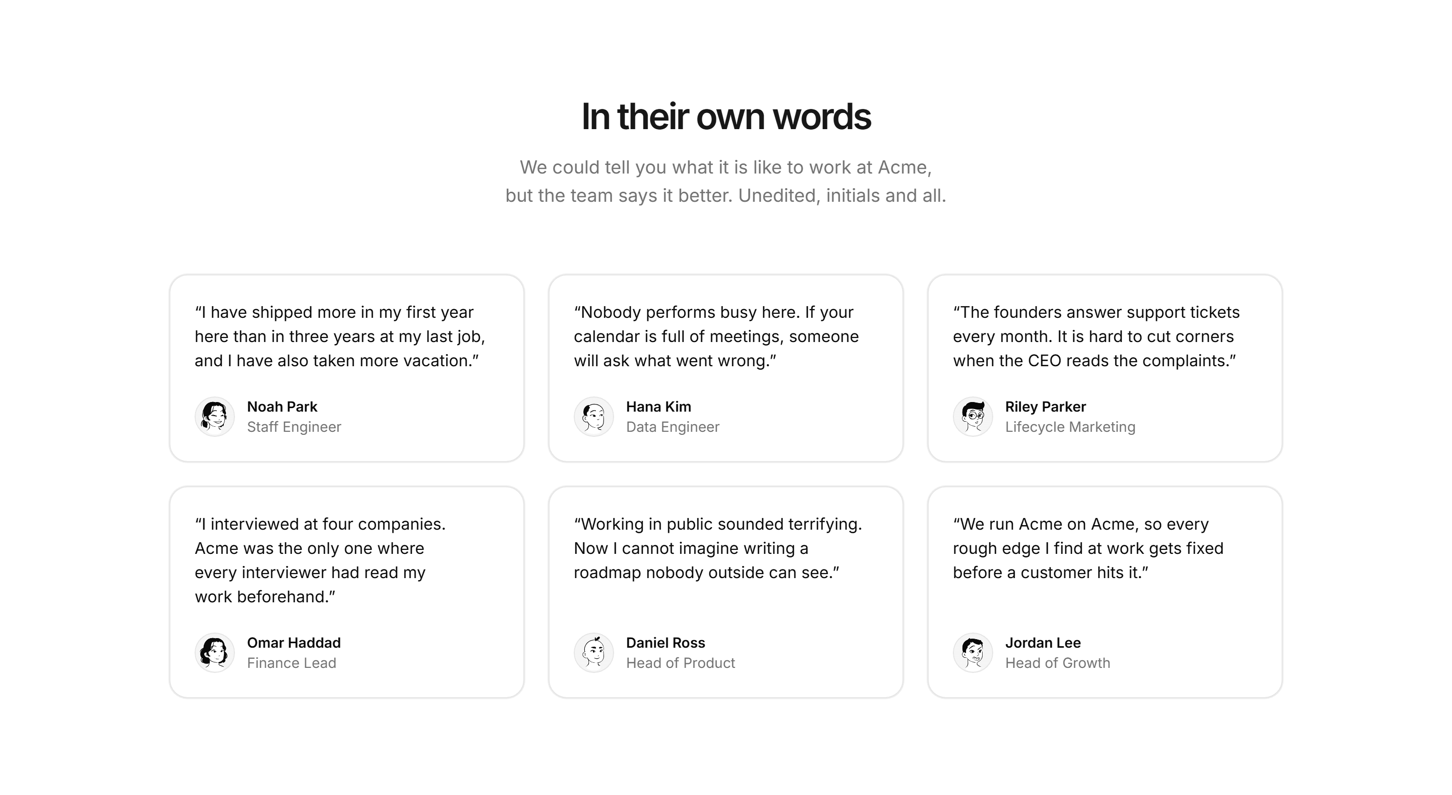 Marketing Team: Team Voices
