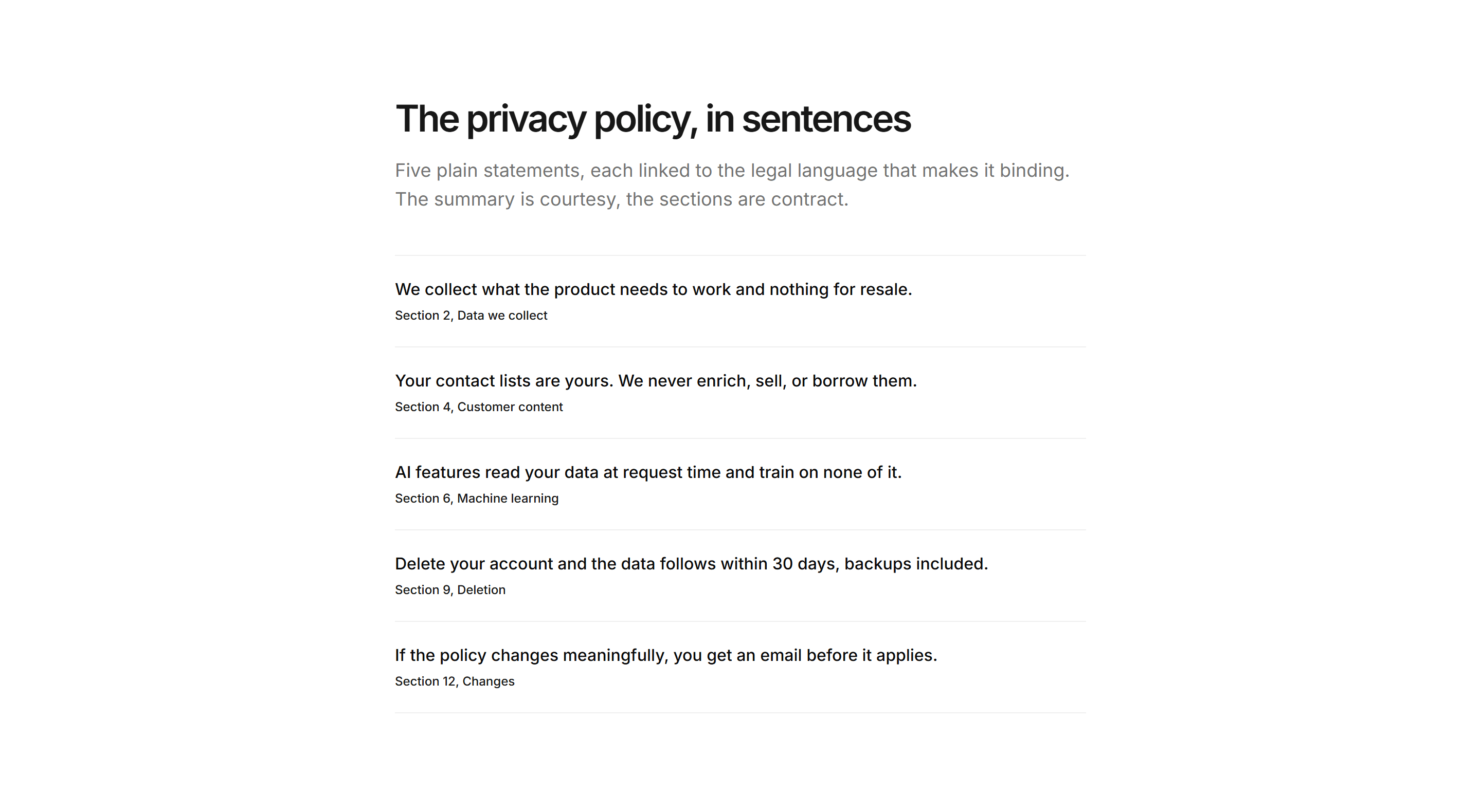 Marketing Trust and Security: Plain Language Privacy