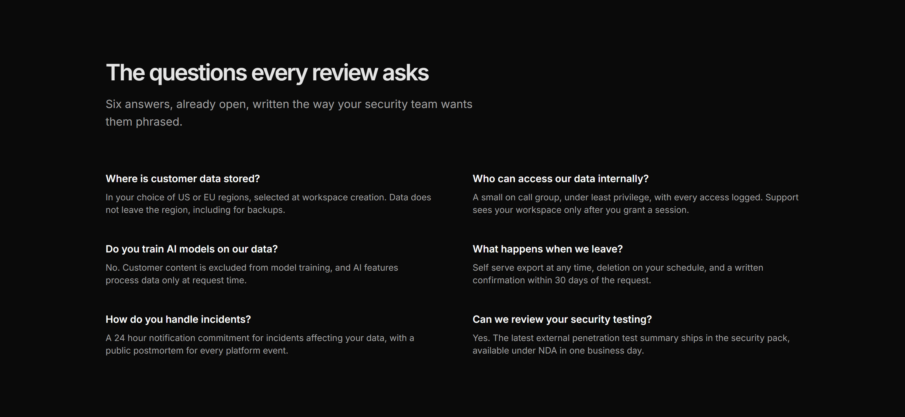 Marketing Trust and Security: Security Faq Compact