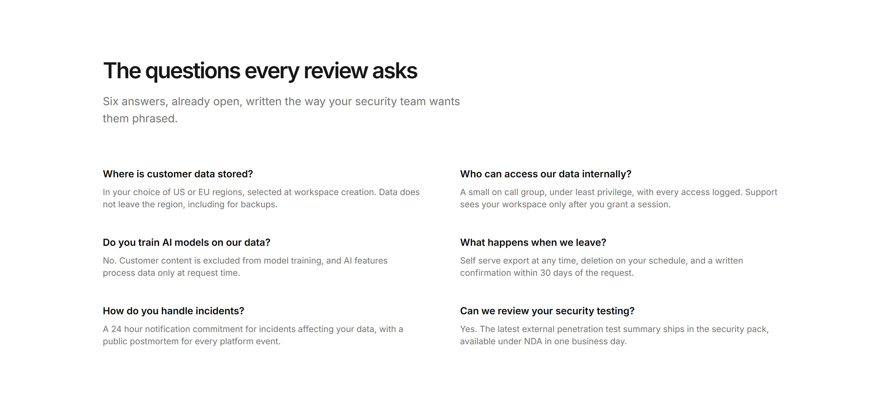 Marketing Trust and Security: Security Faq Compact