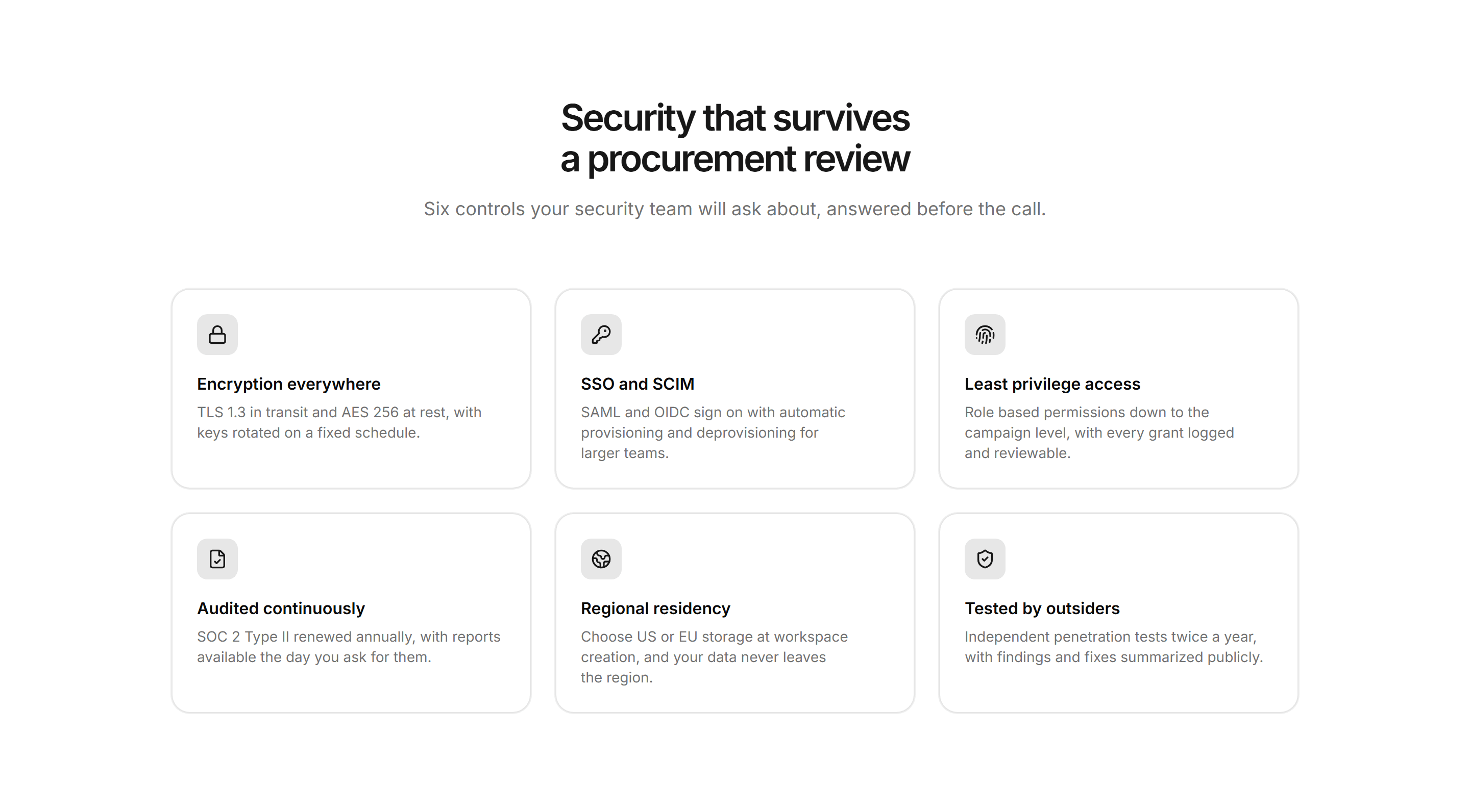 Marketing Trust and Security: Security Pillars Grid
