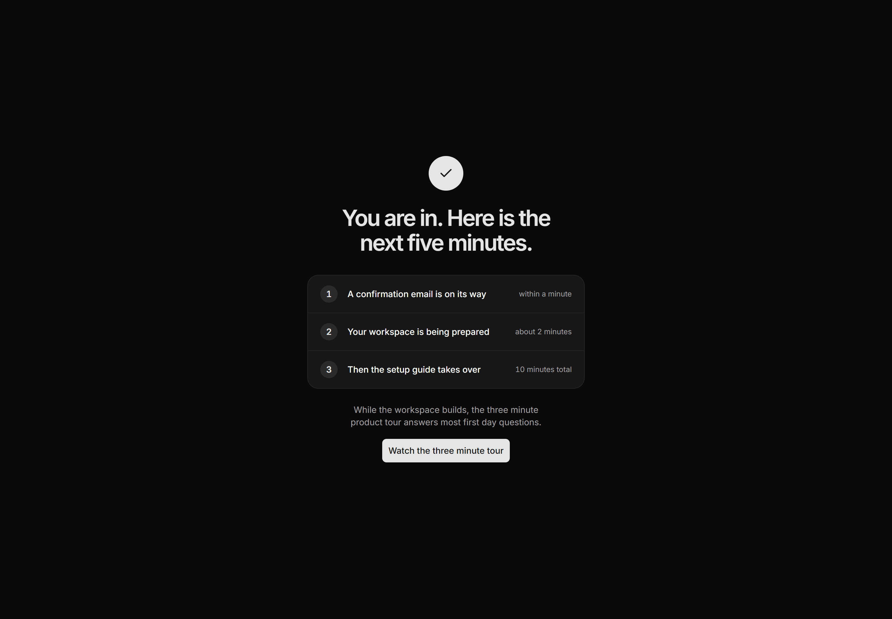 Marketing Utility Page: Thank You Page