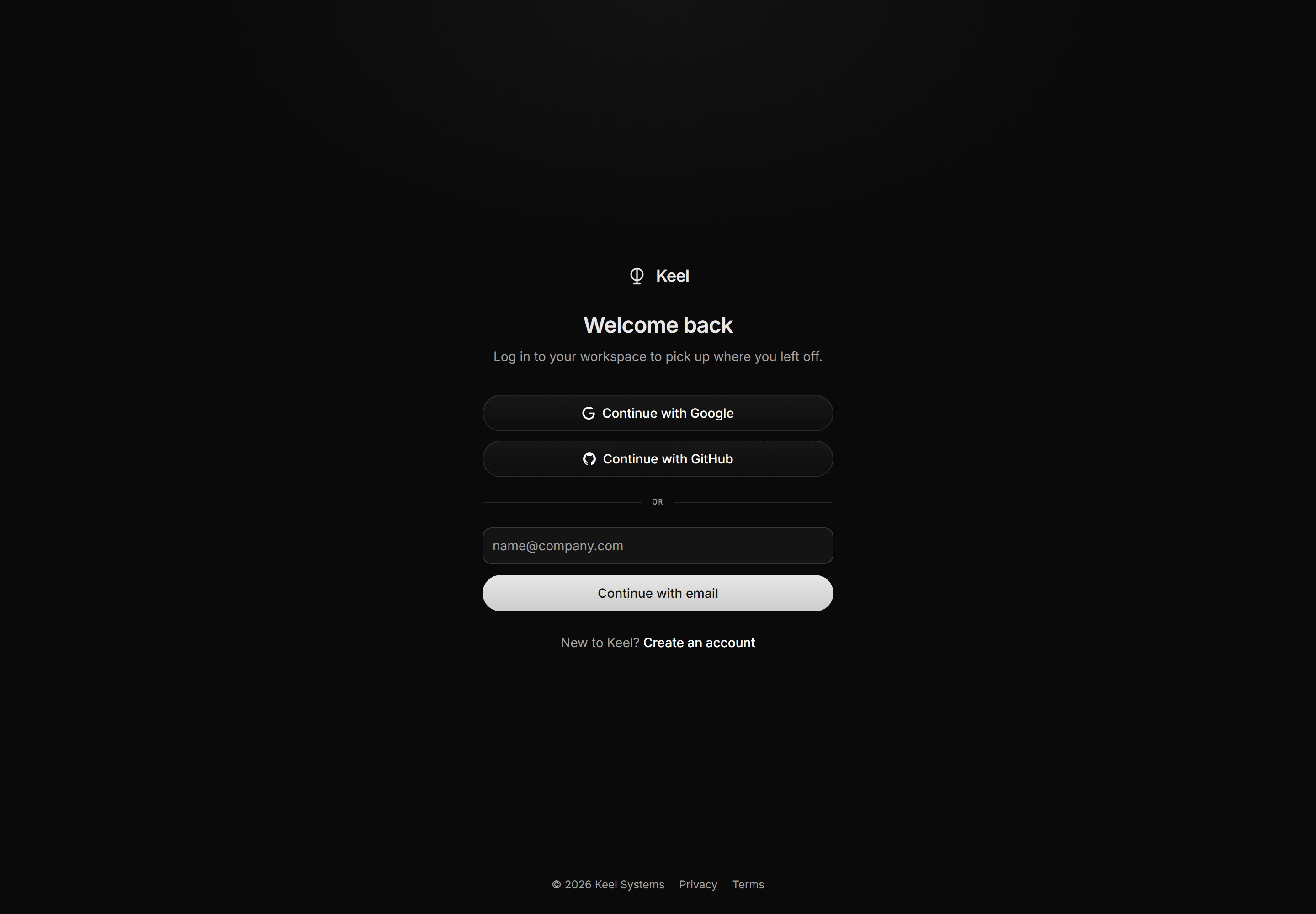 Modern SaaS Auth Page: Depth Login