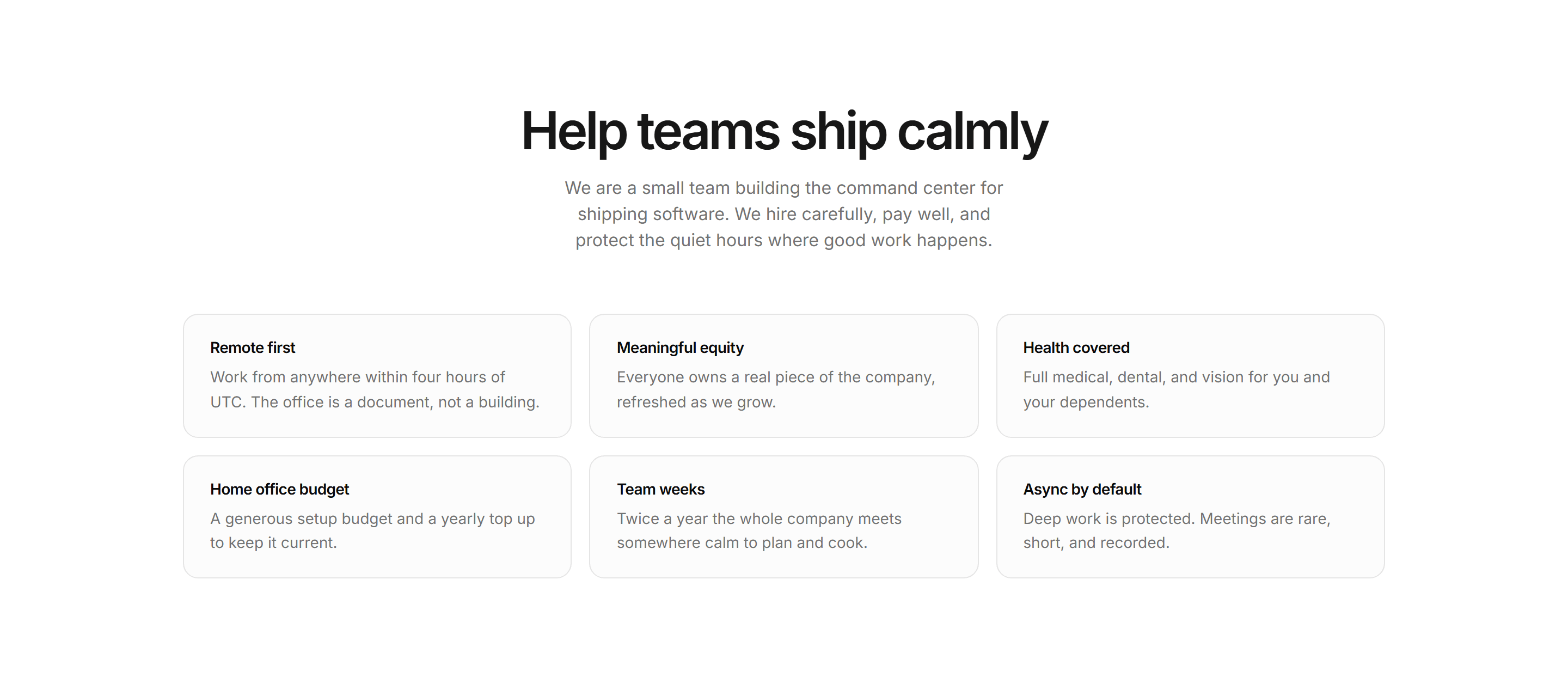 Modern SaaS Career: Hiring Intro Benefits