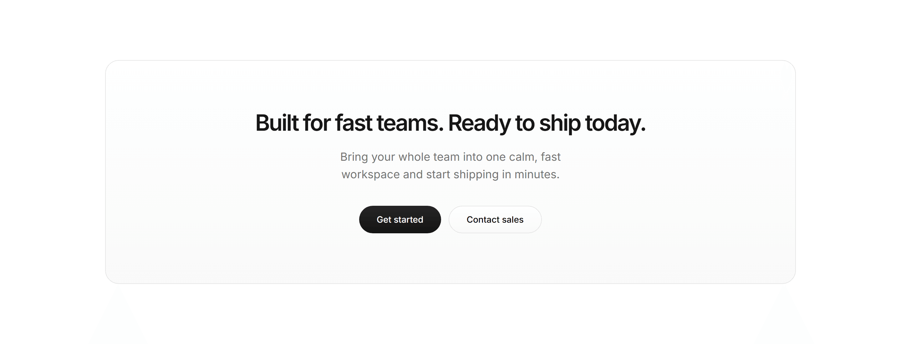Modern SaaS CTA: Centered Callout