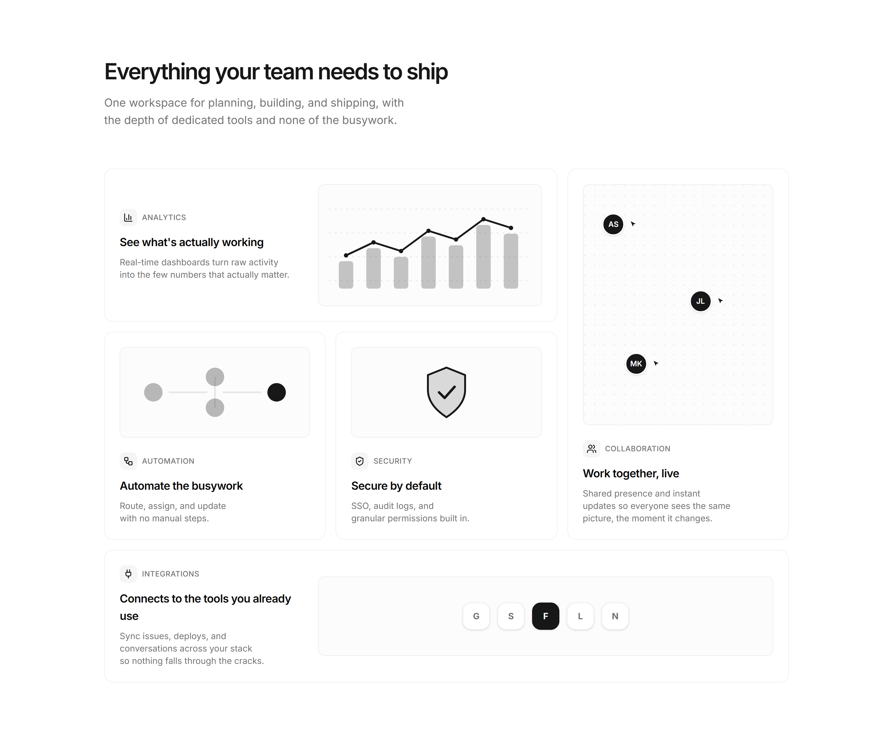 Features block