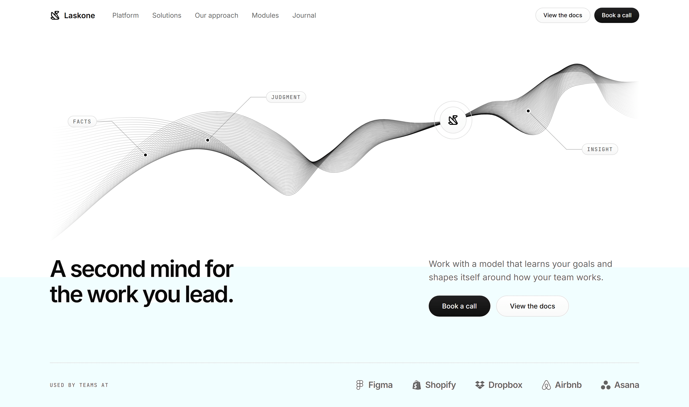 Modern SaaS Hero: Line Ribbon