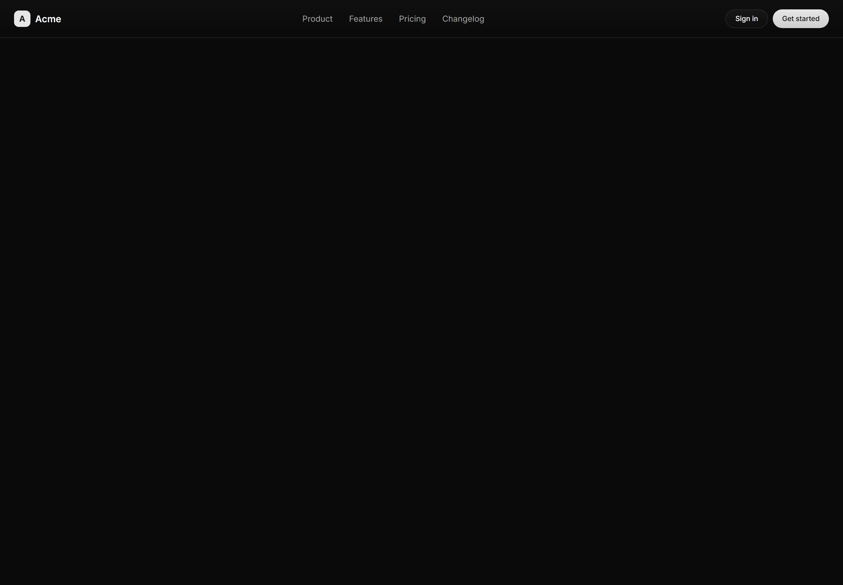 Modern SaaS Navbar: Standard Sticky