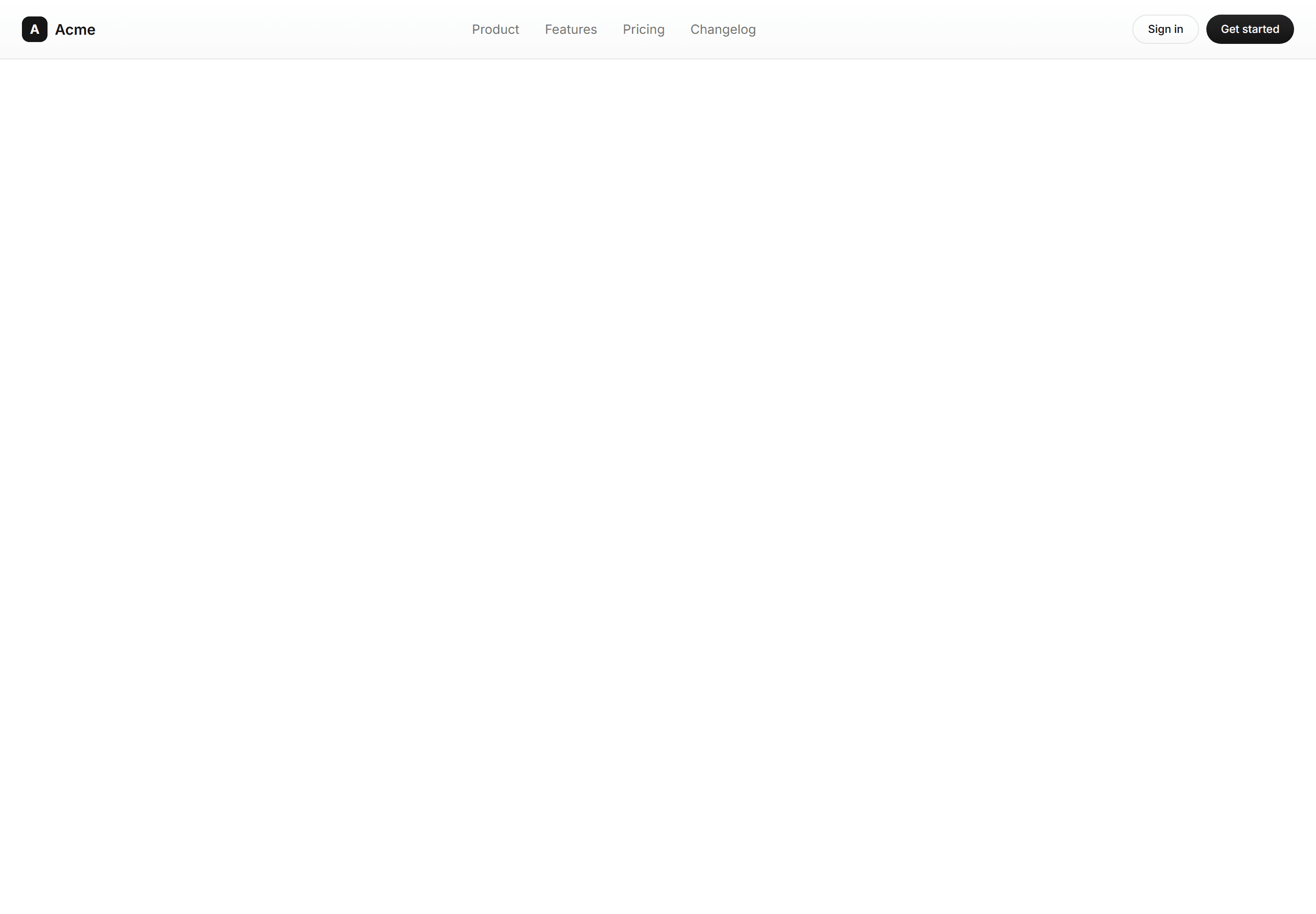 Modern SaaS Navbar: Standard Sticky