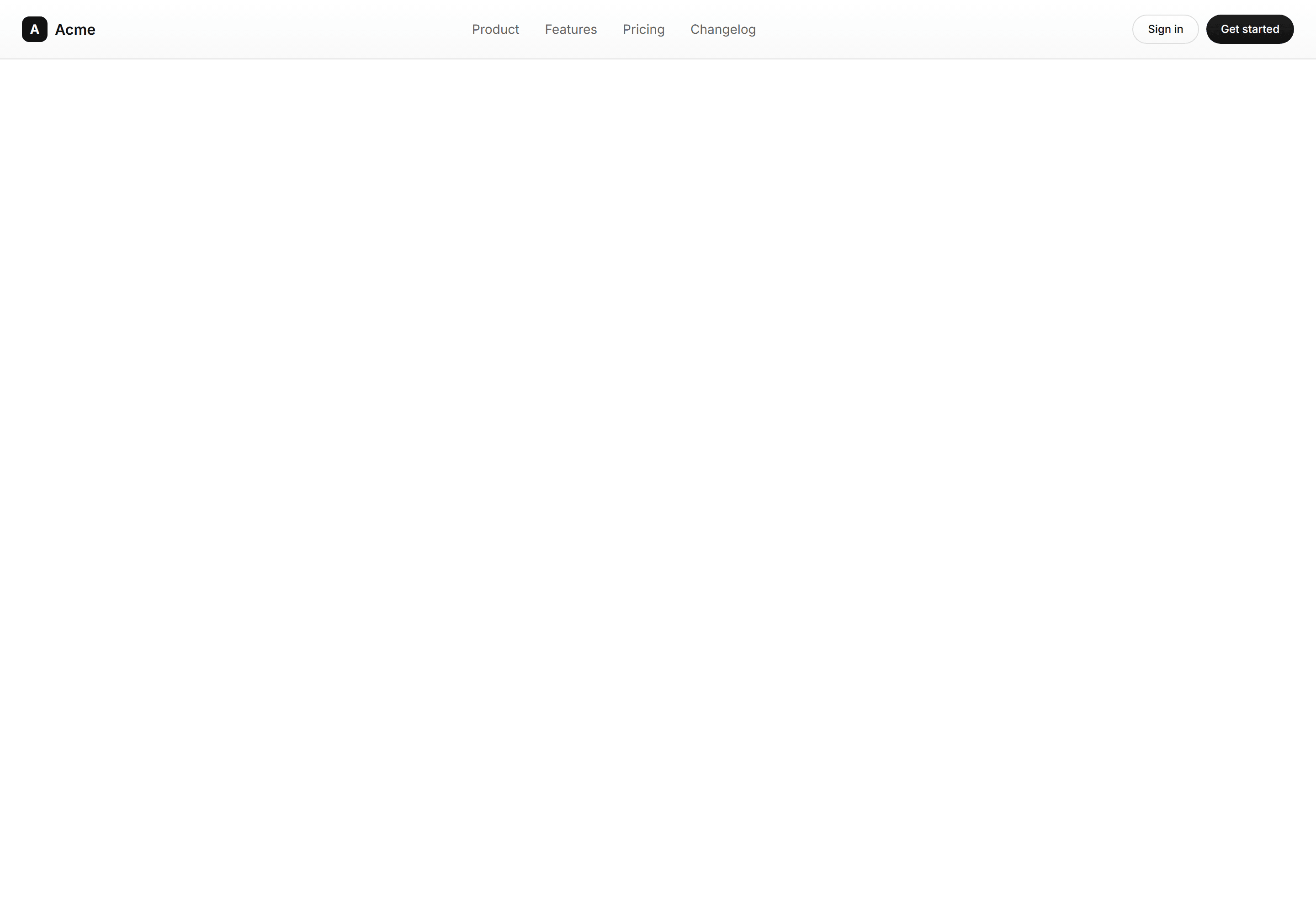 Modern SaaS Navbar: Standard Sticky
