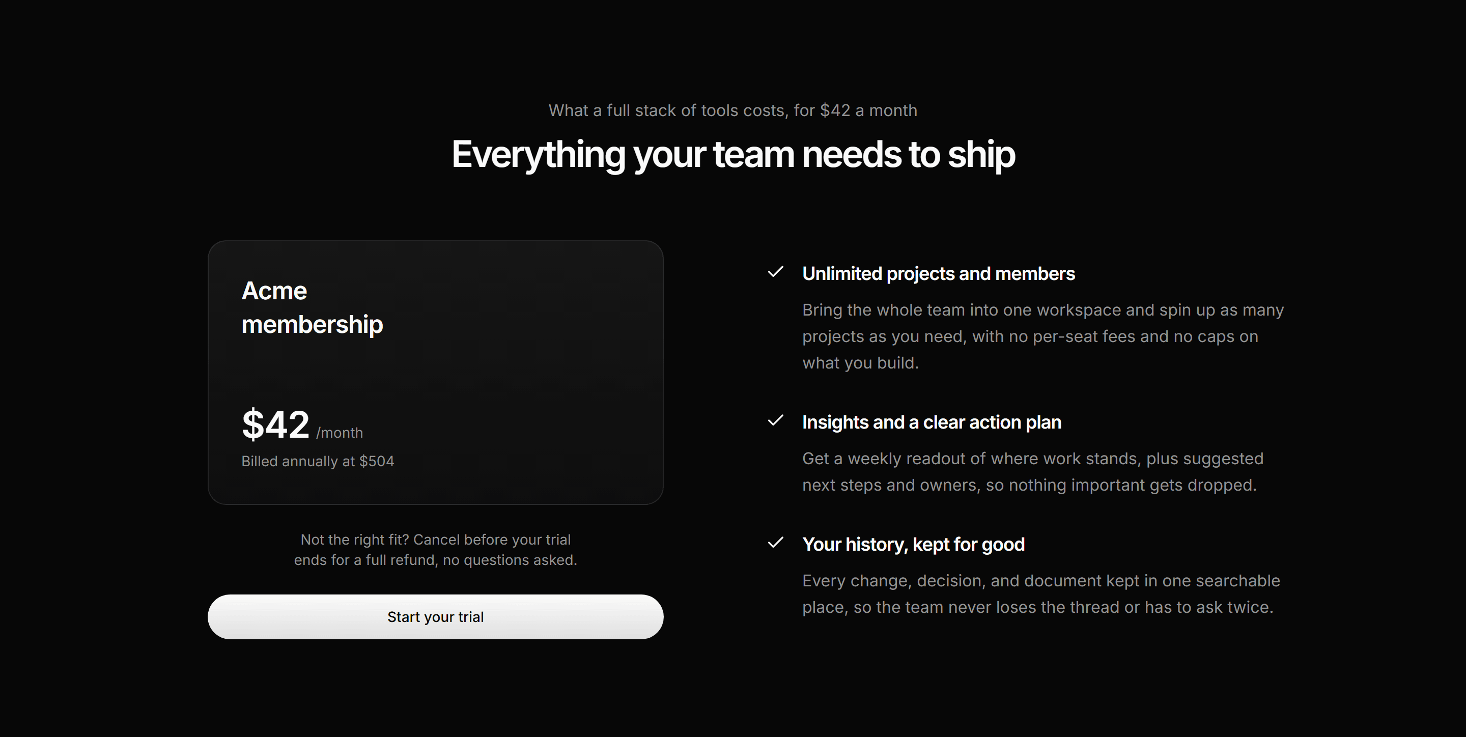 Modern SaaS Pricing: Membership