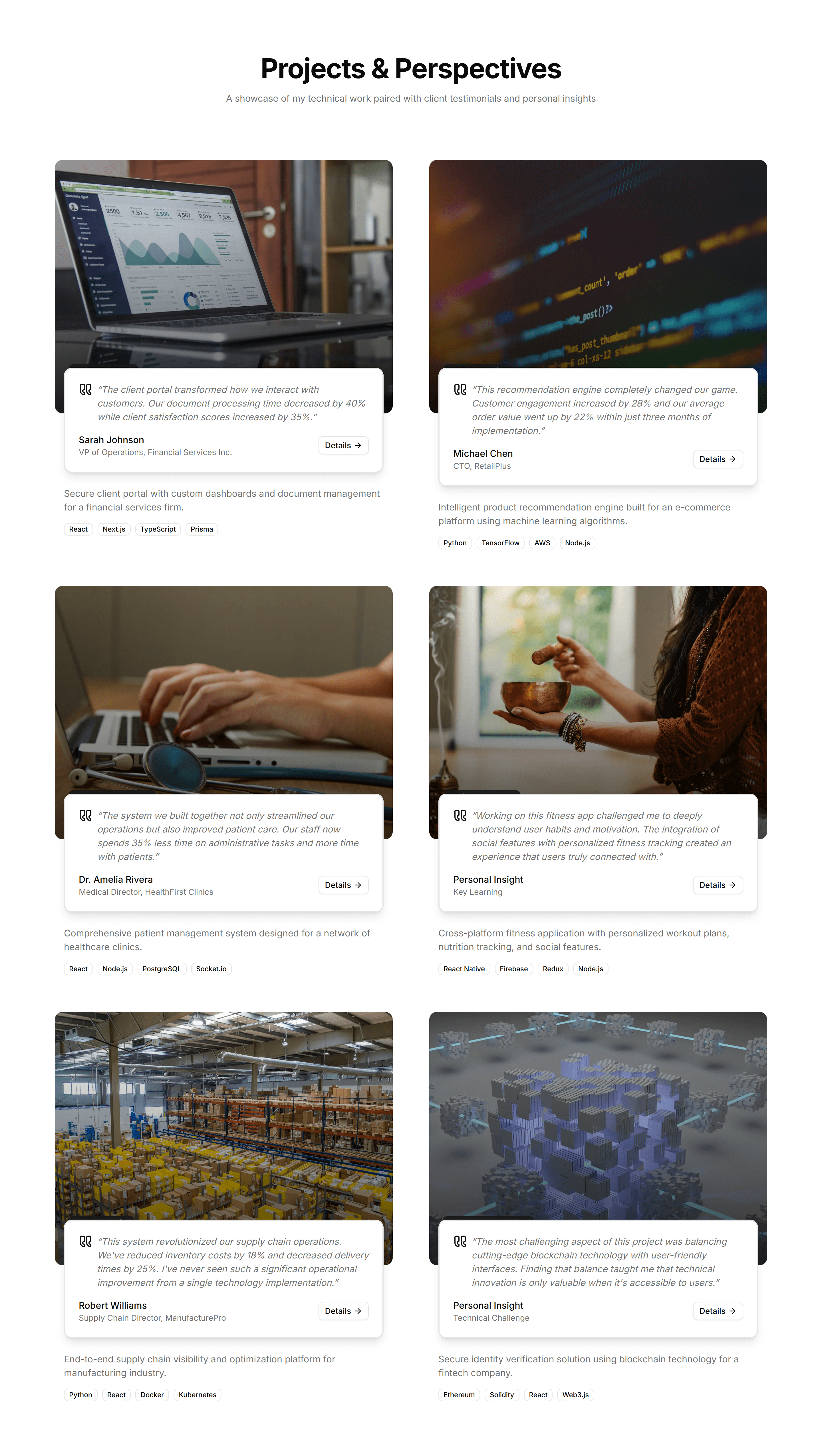 Portfolio Project Display: Quote Stack
