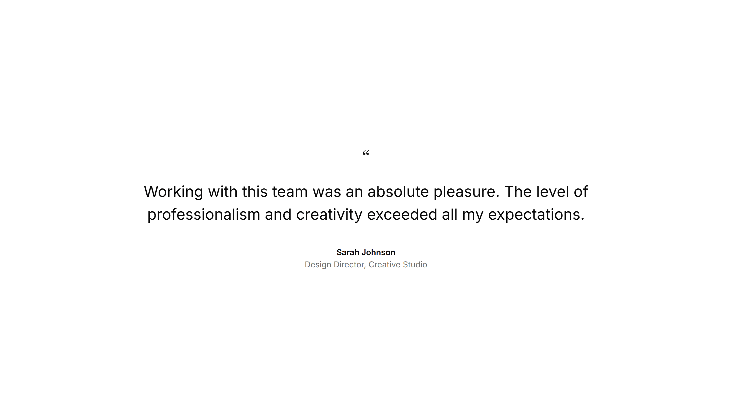 Portfolio Quote And Feedback: Base