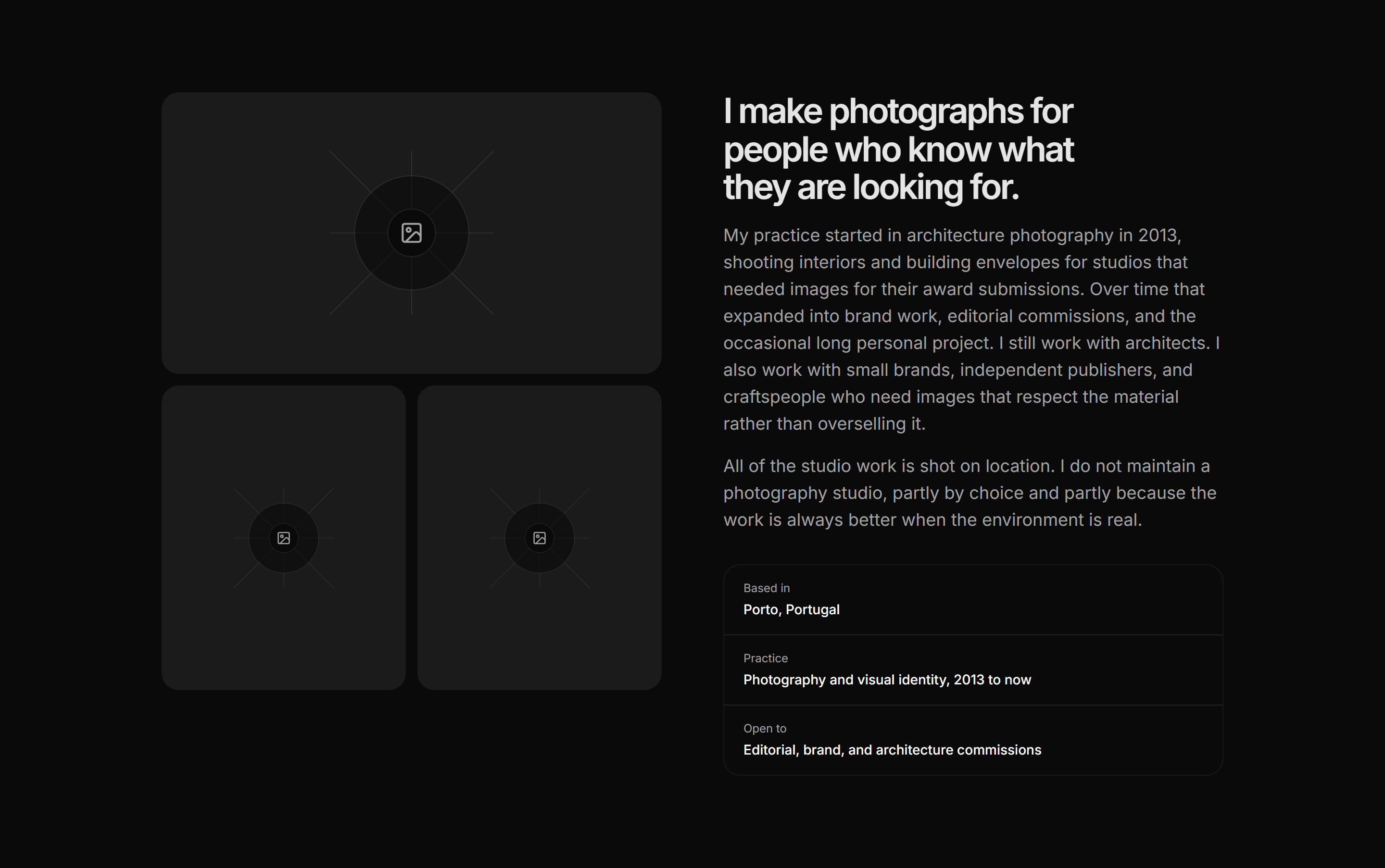 Portfolio About: Photo Collage About