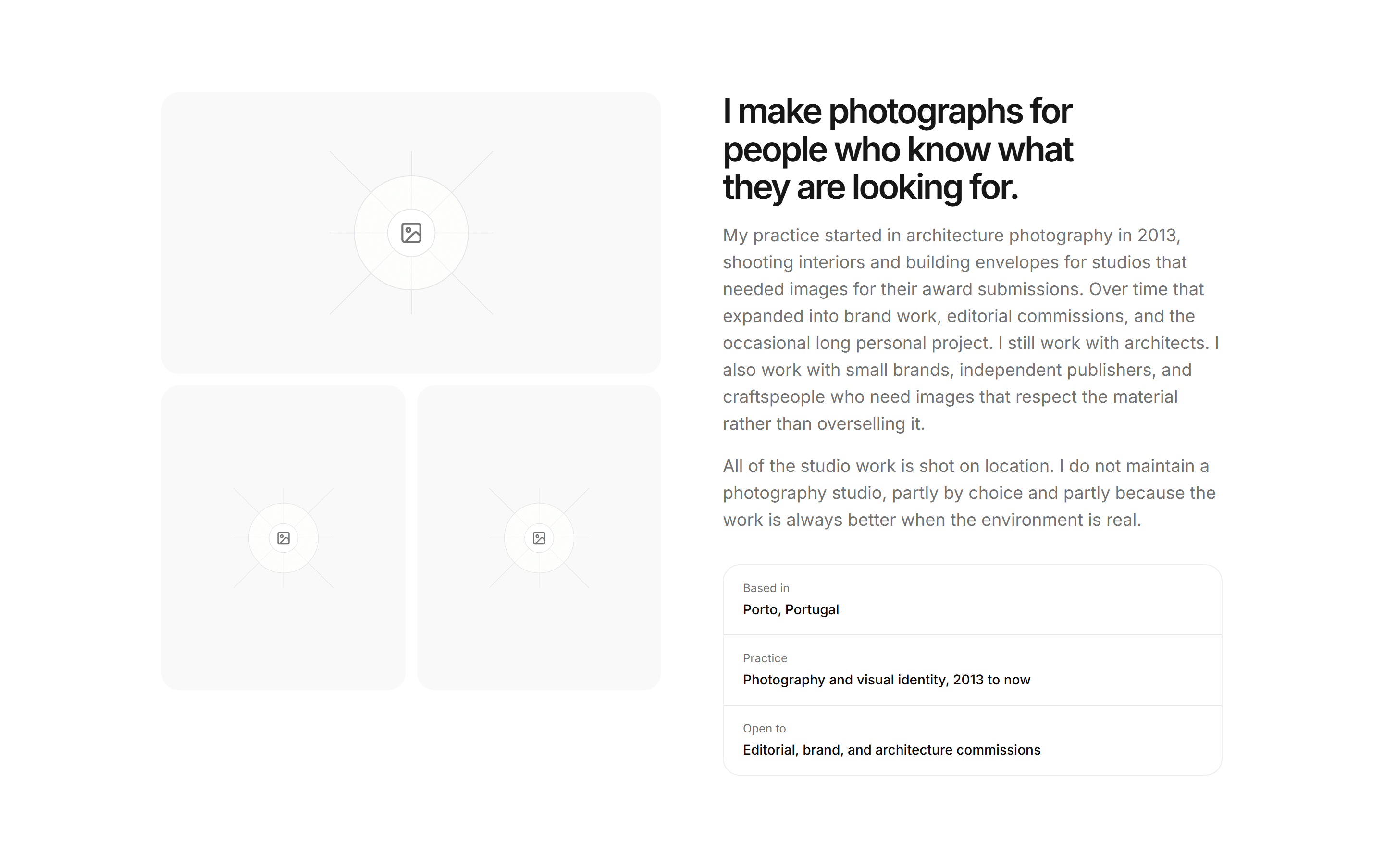 Portfolio About: Photo Collage About