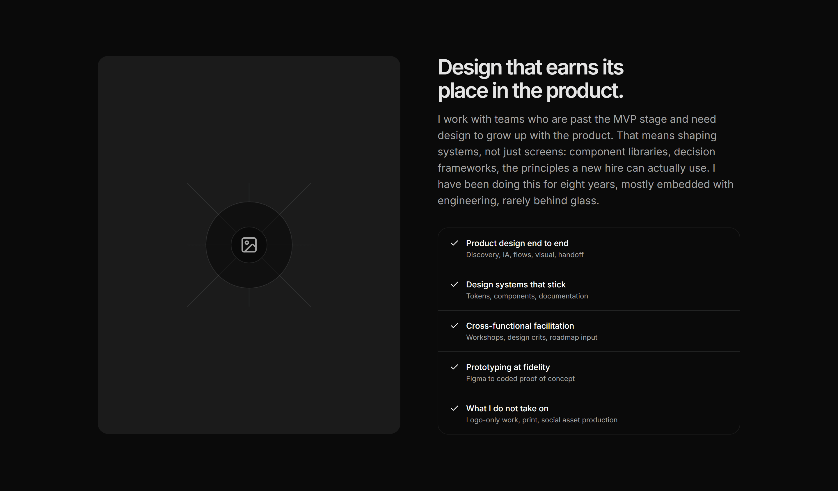 Portfolio About: Split With List