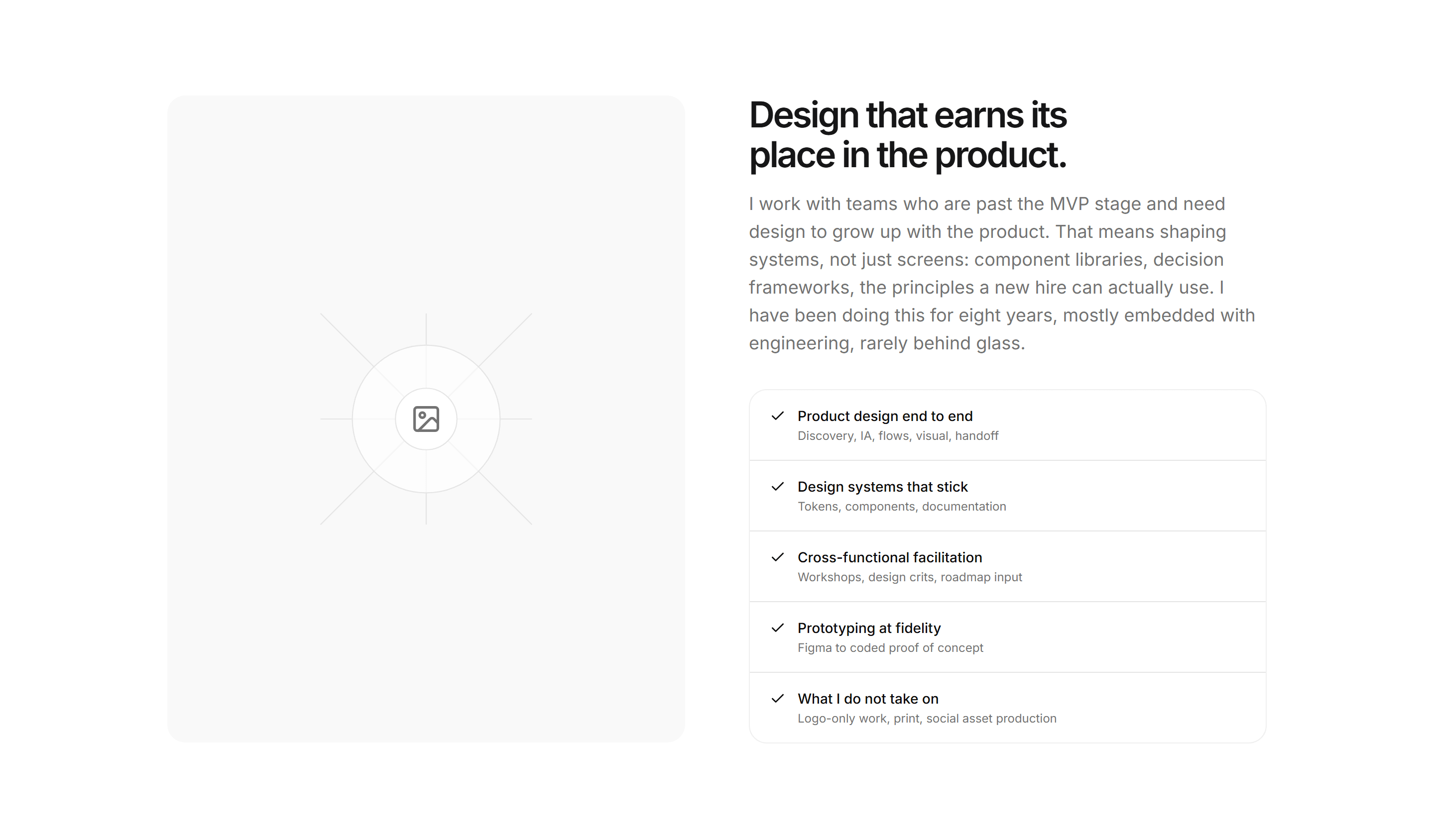Portfolio About: Split With List