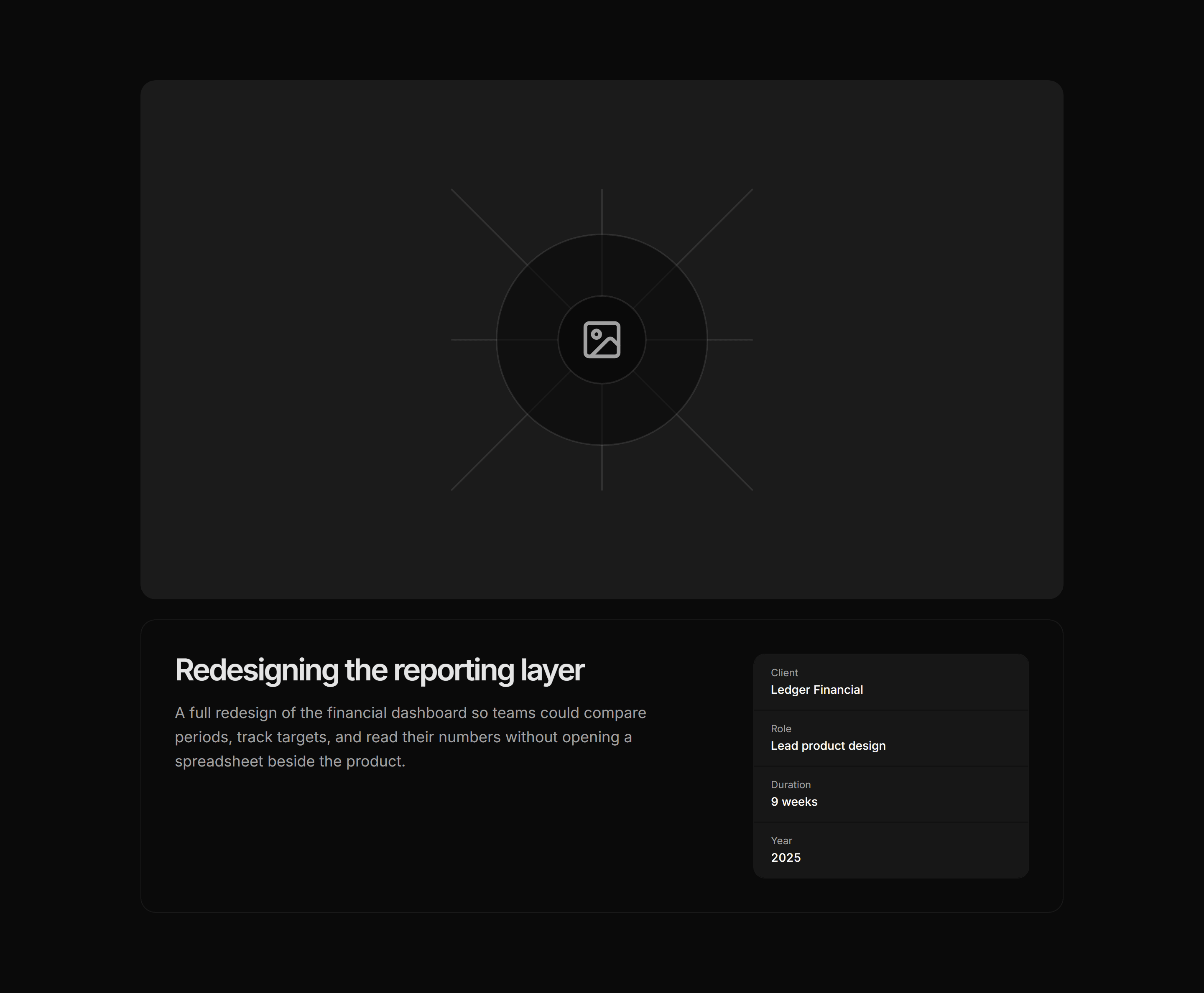 Portfolio Case Study: Case Study Cover