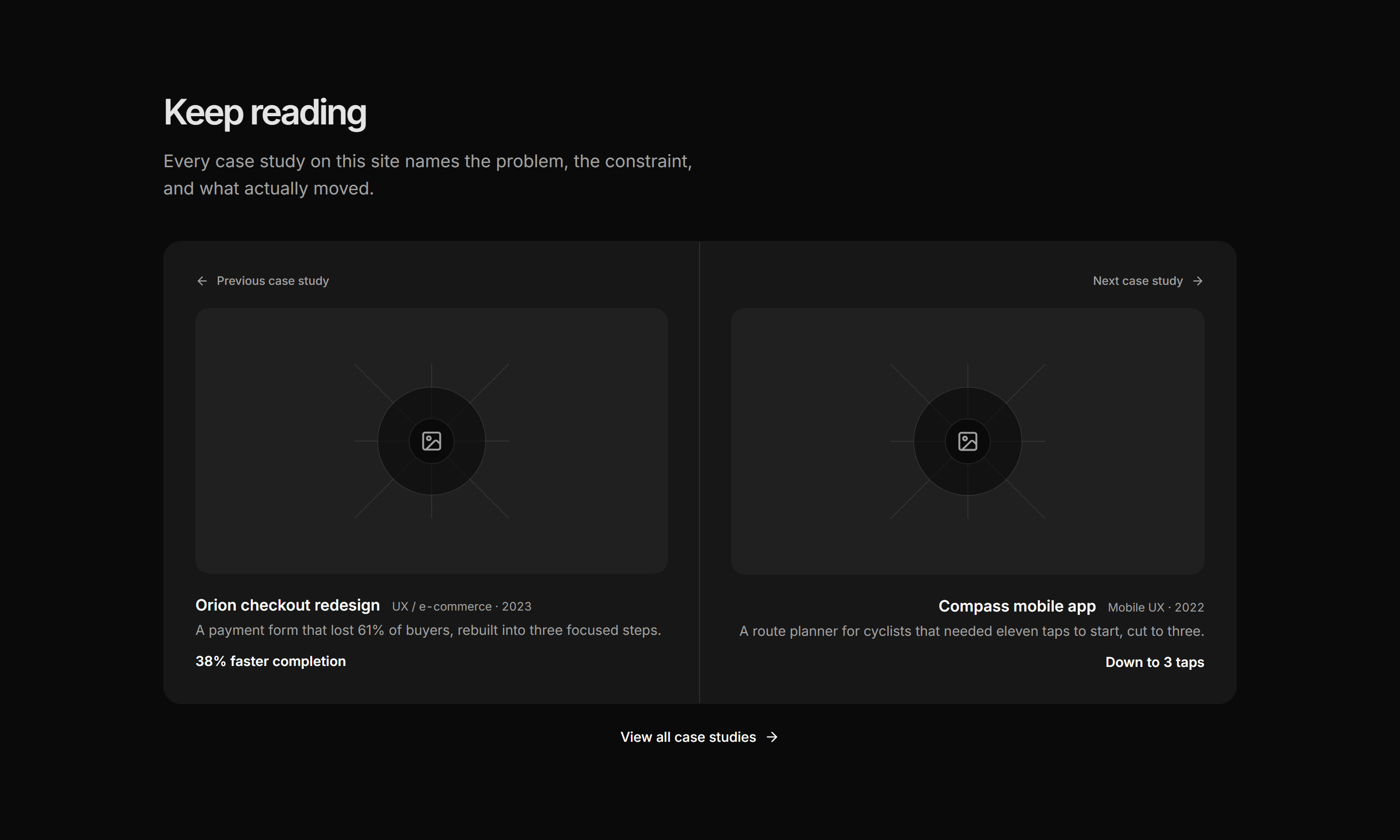Portfolio Case Study: Case Study Pager