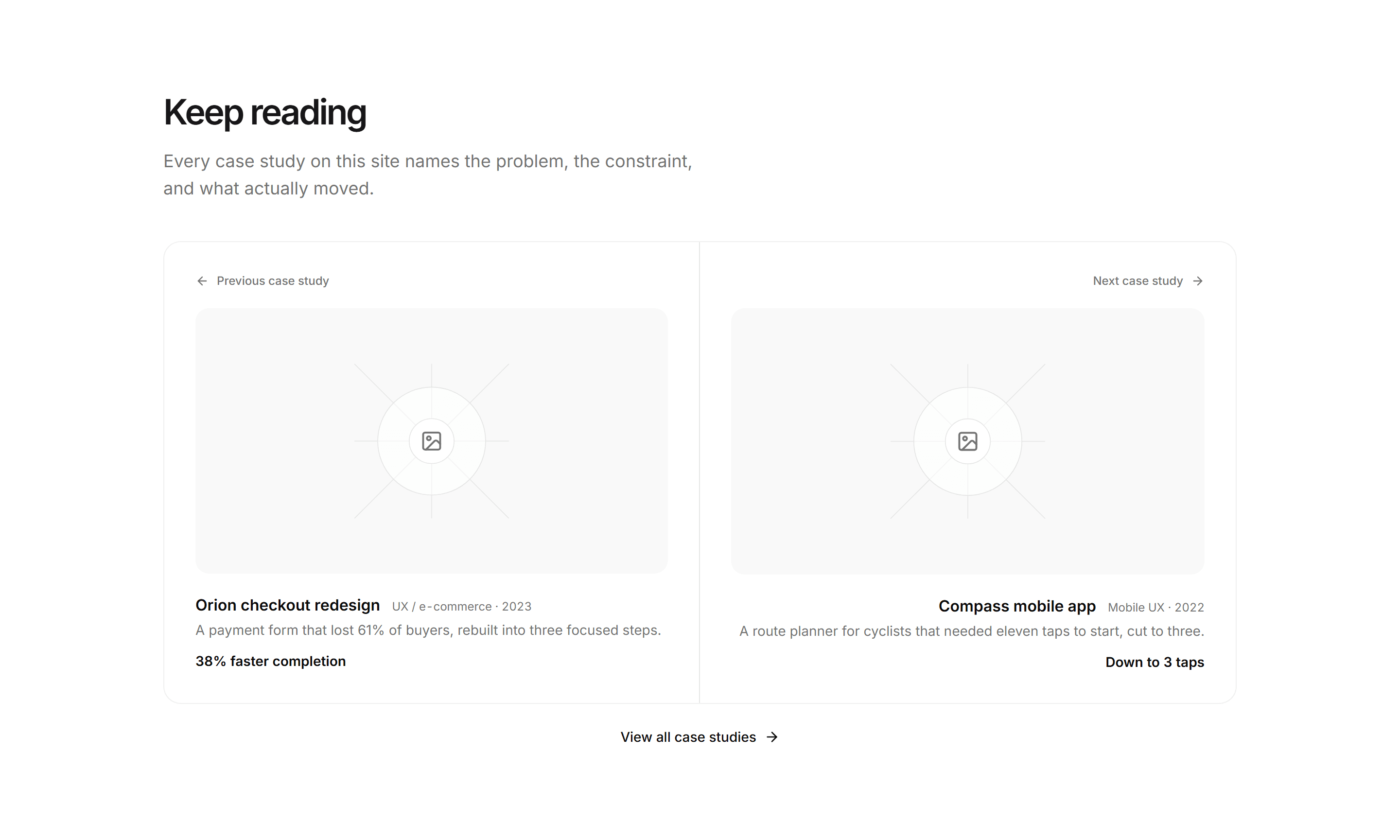 Portfolio Case Study: Case Study Pager