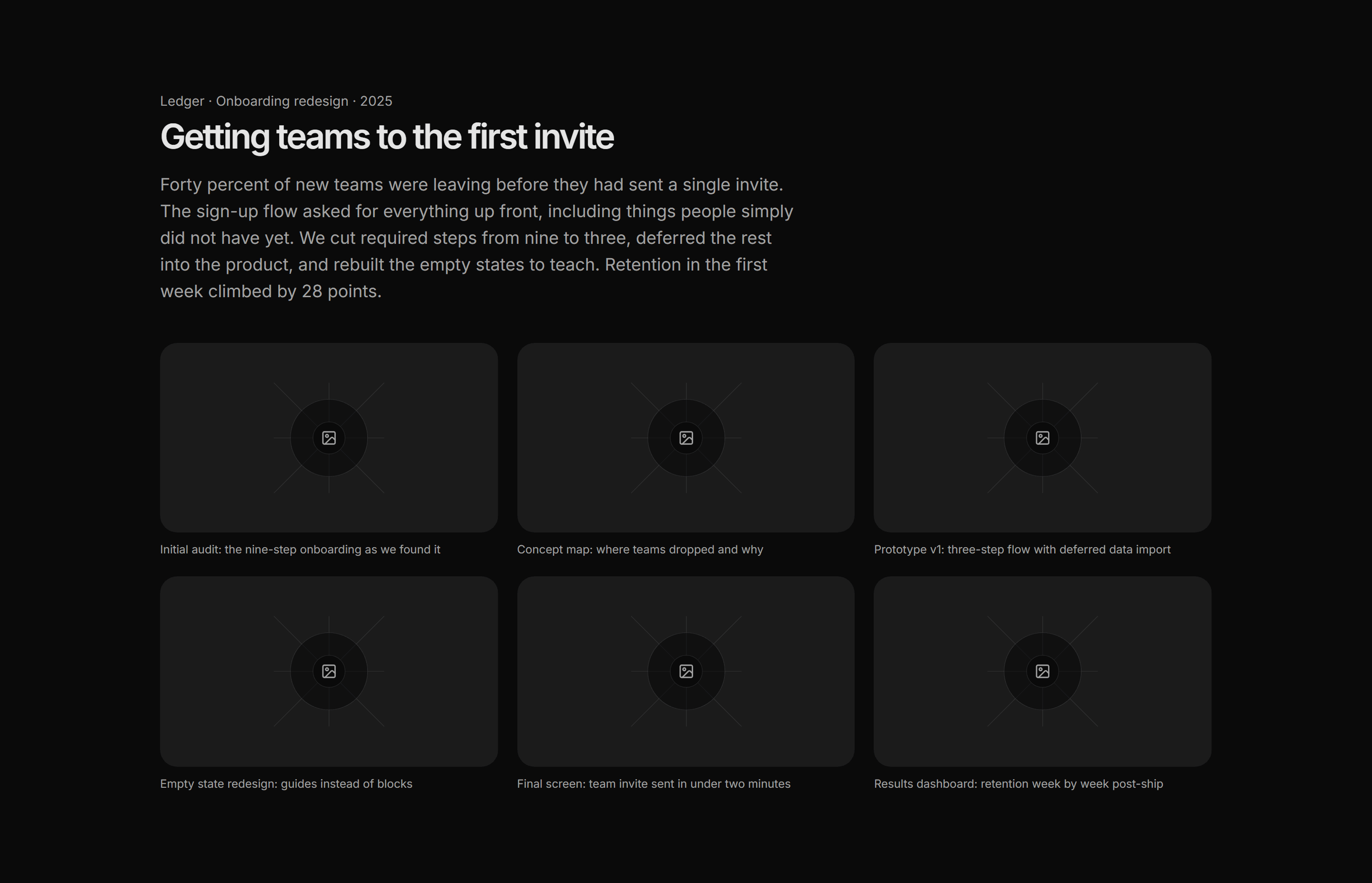 Portfolio Case Study: Intro and Gallery