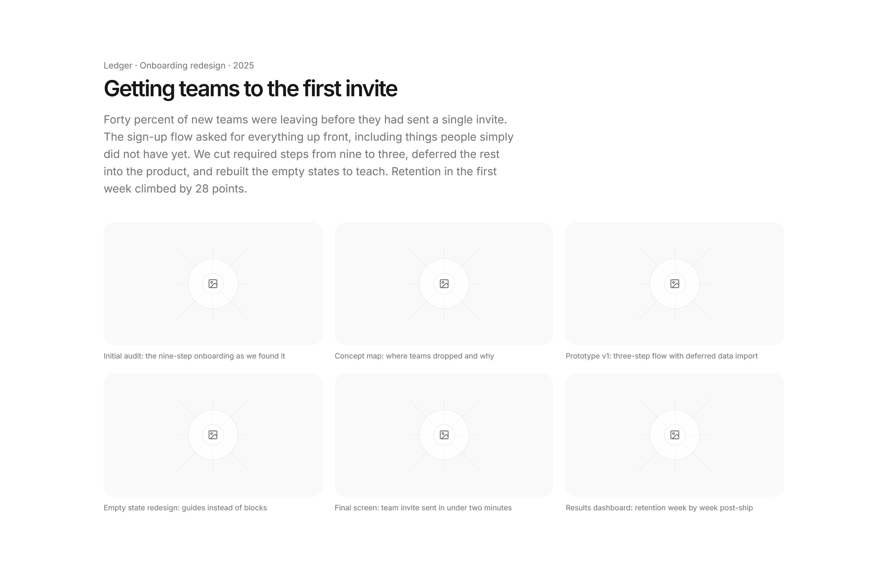 Portfolio Case Study: Intro and Gallery