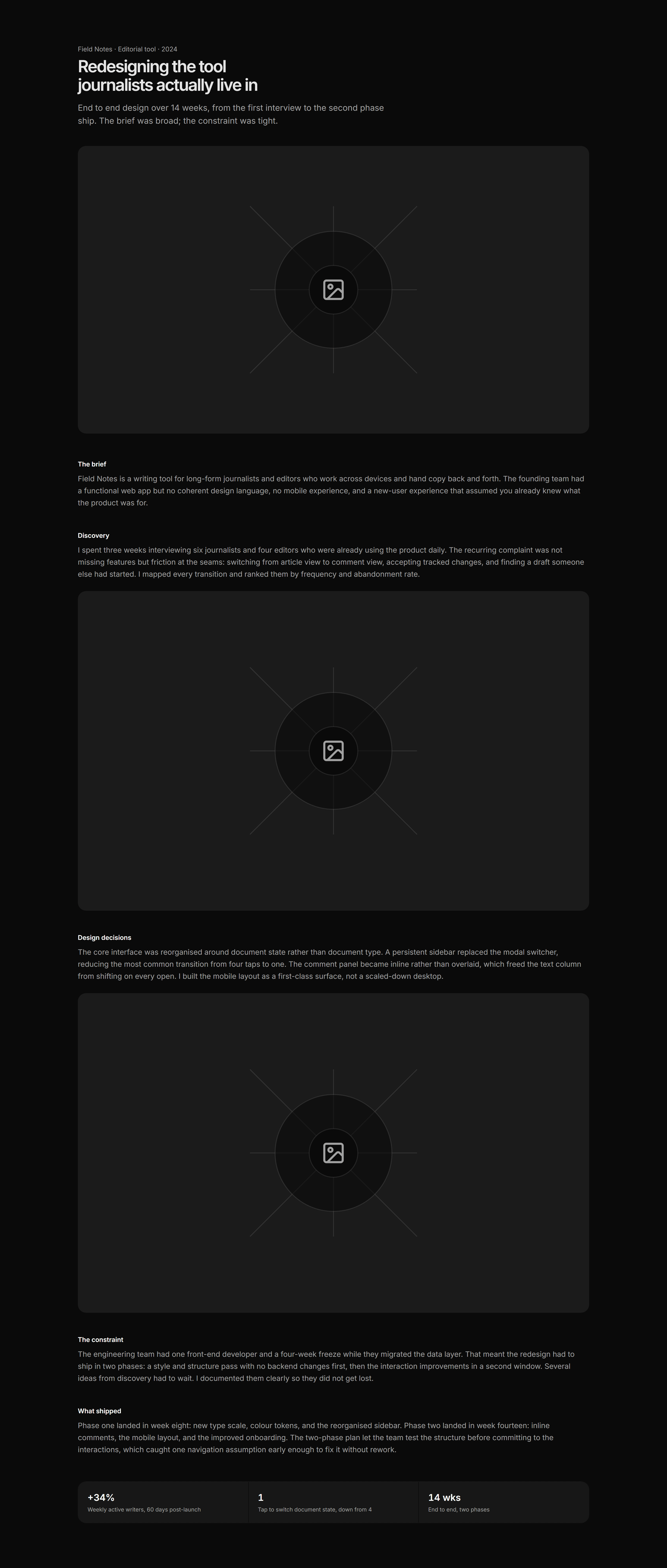 Portfolio Case Study: Long Form Case