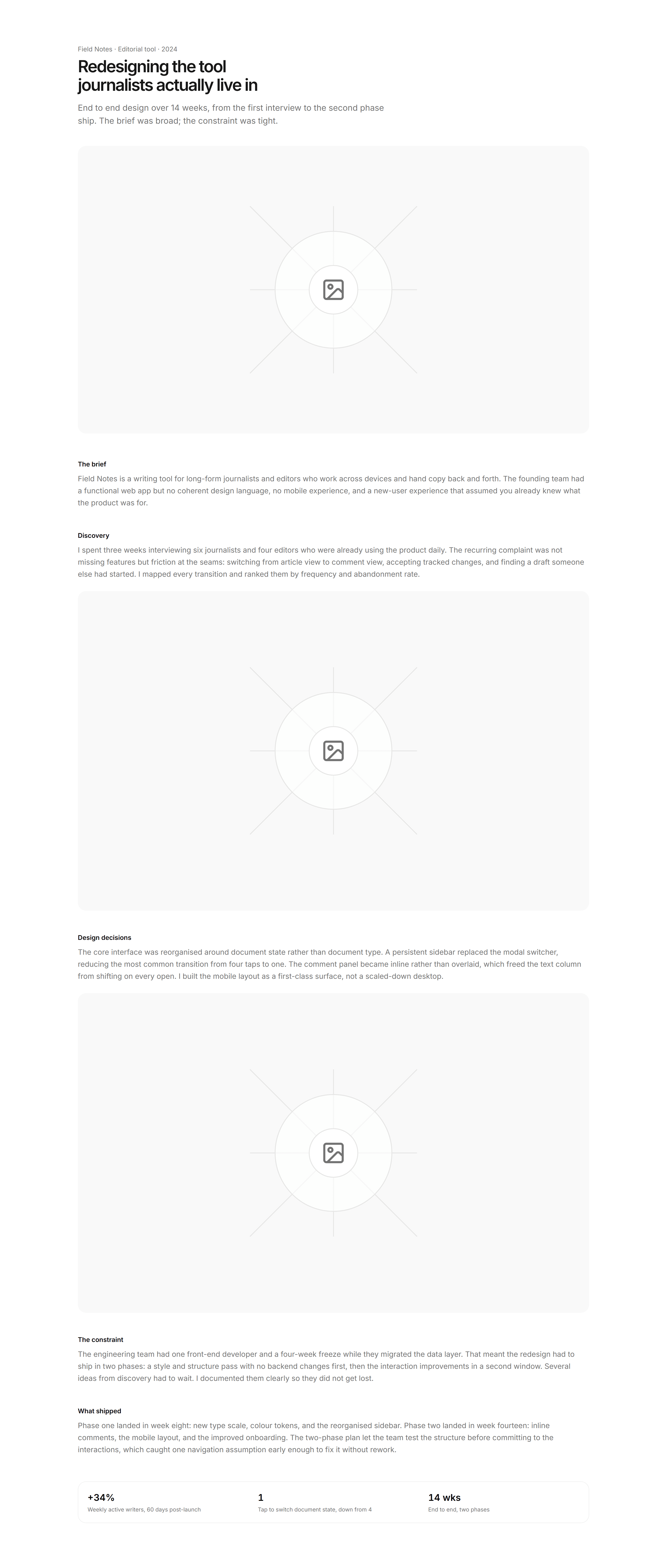 Portfolio Case Study: Long Form Case