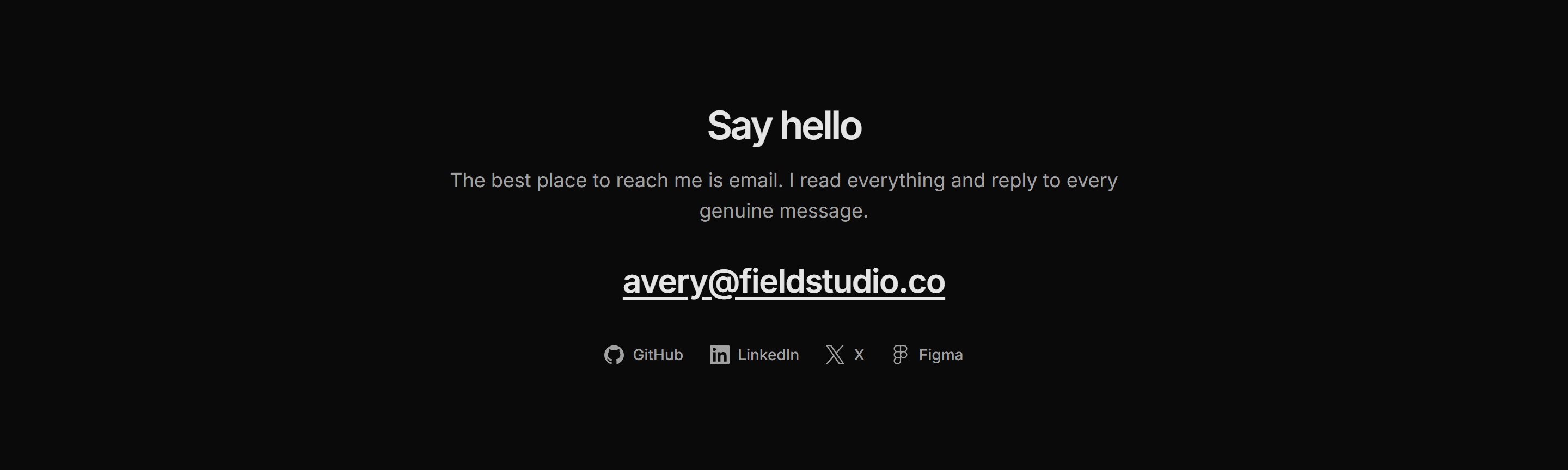 Portfolio Contact: Email And Socials