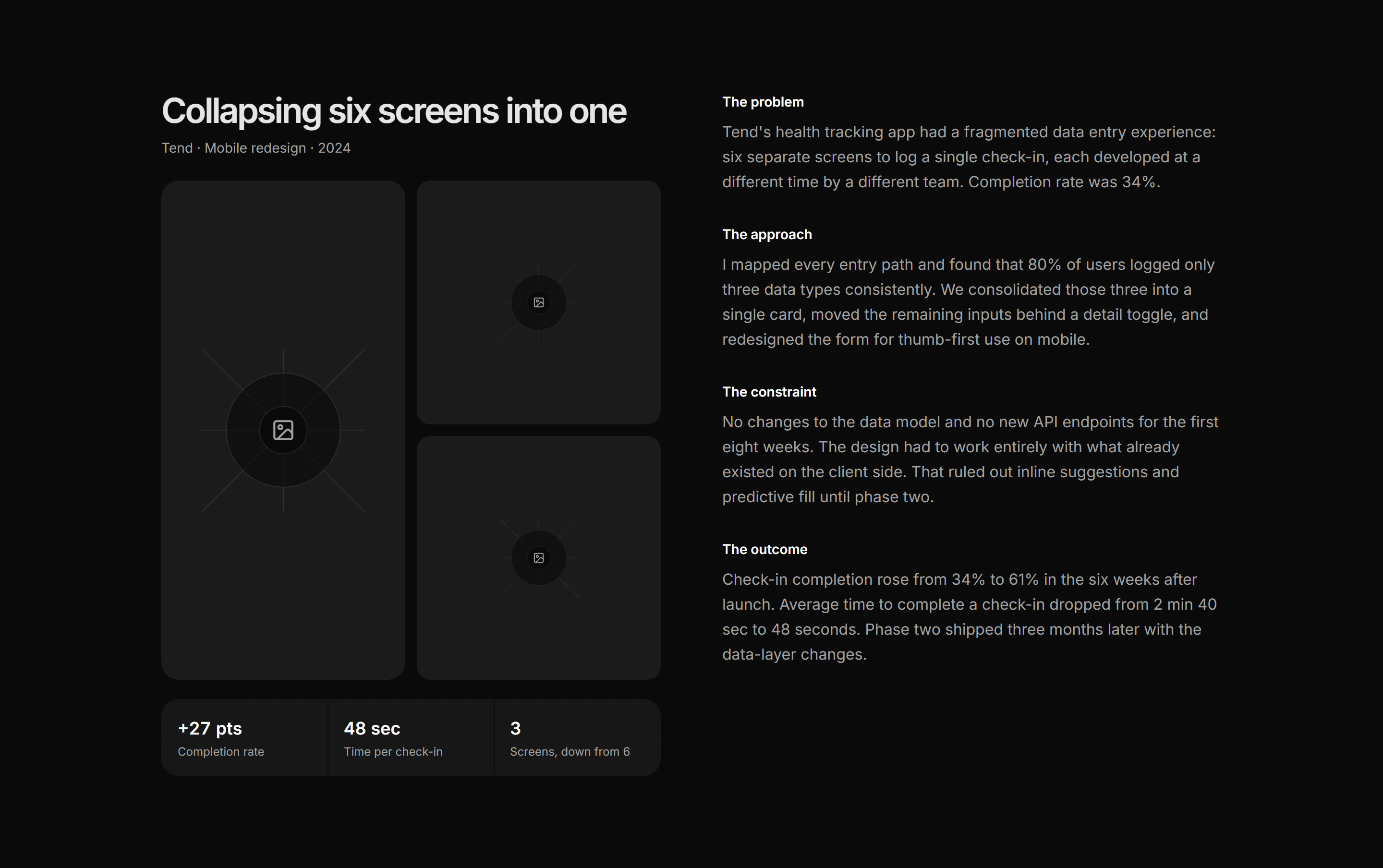 Portfolio Design Portfolio: Case Study Design